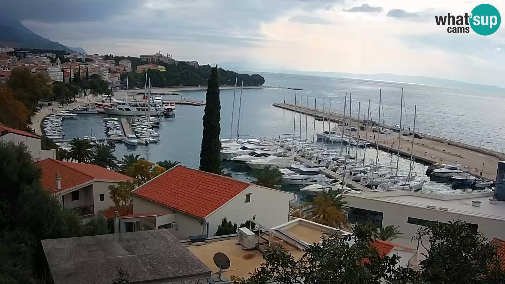 Panoramic view of Baška Voda