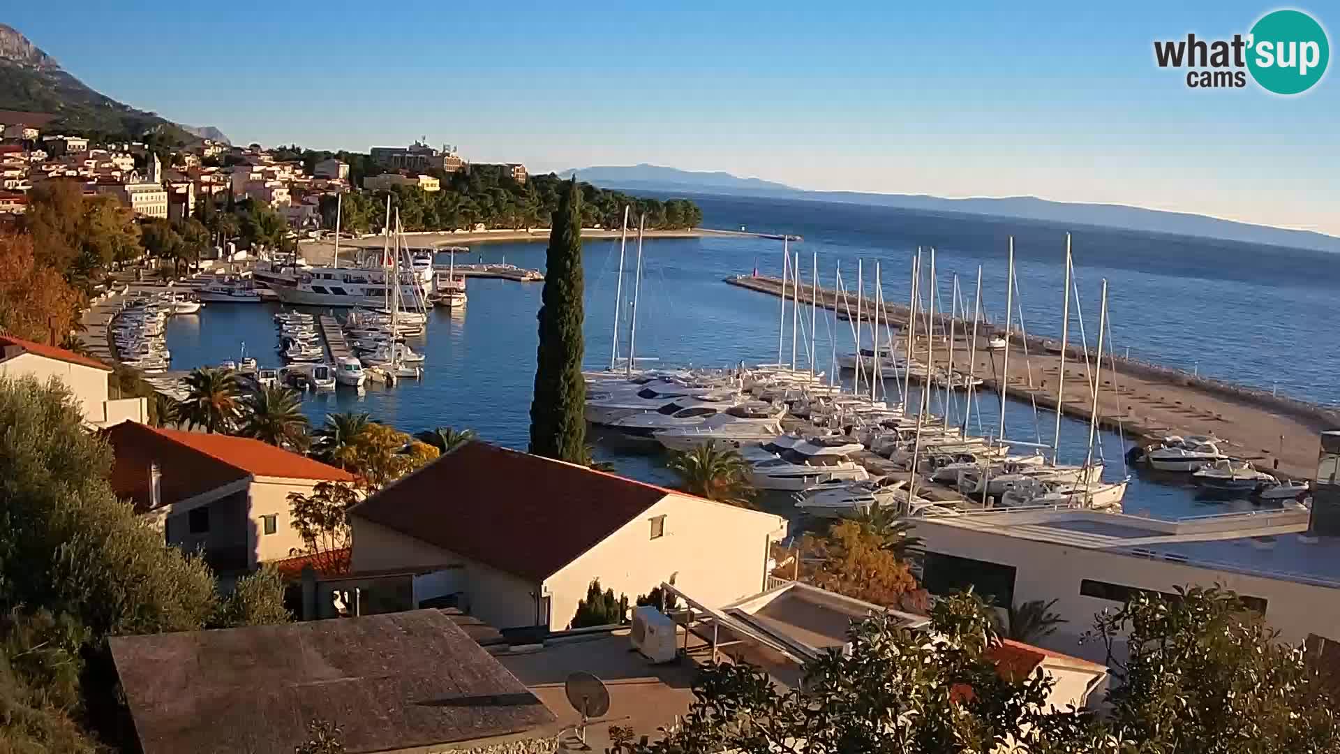 Blick auf Baska Voda