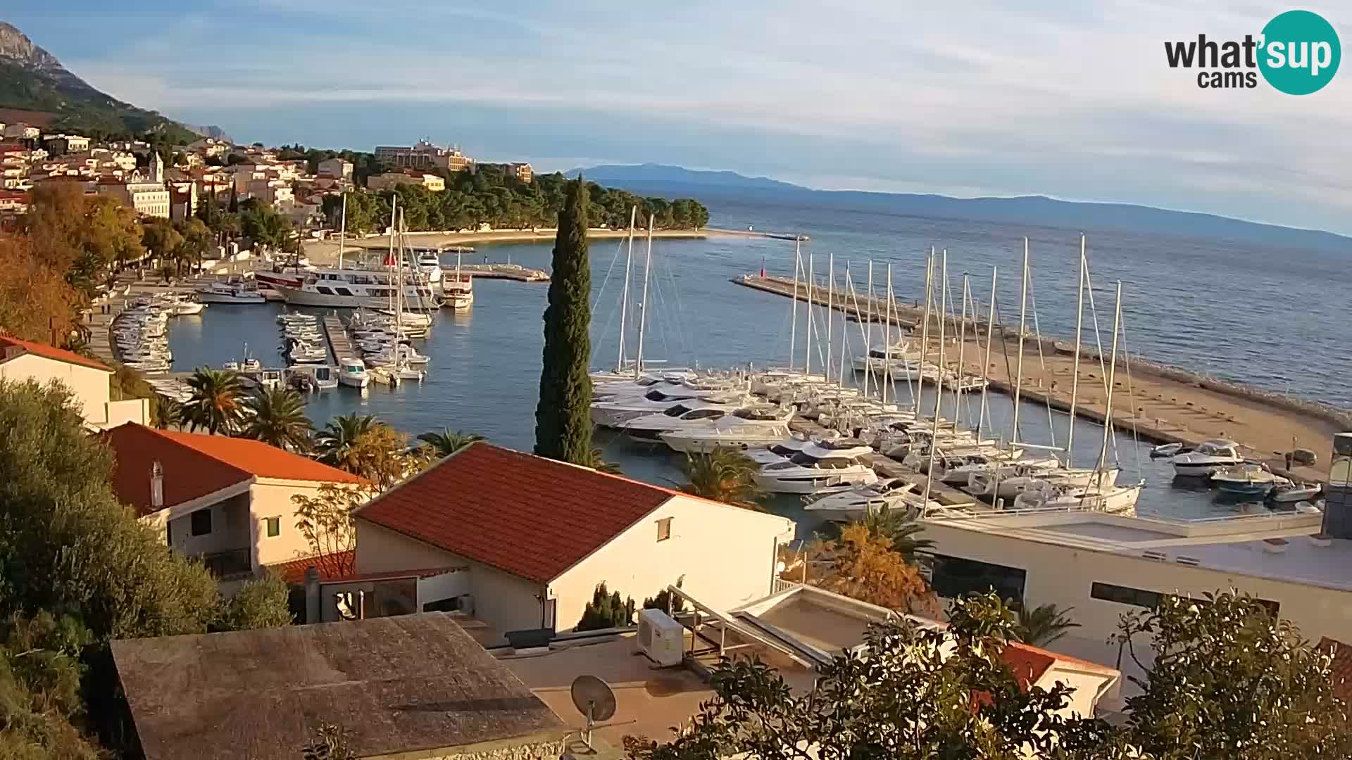 Blick auf Baska Voda