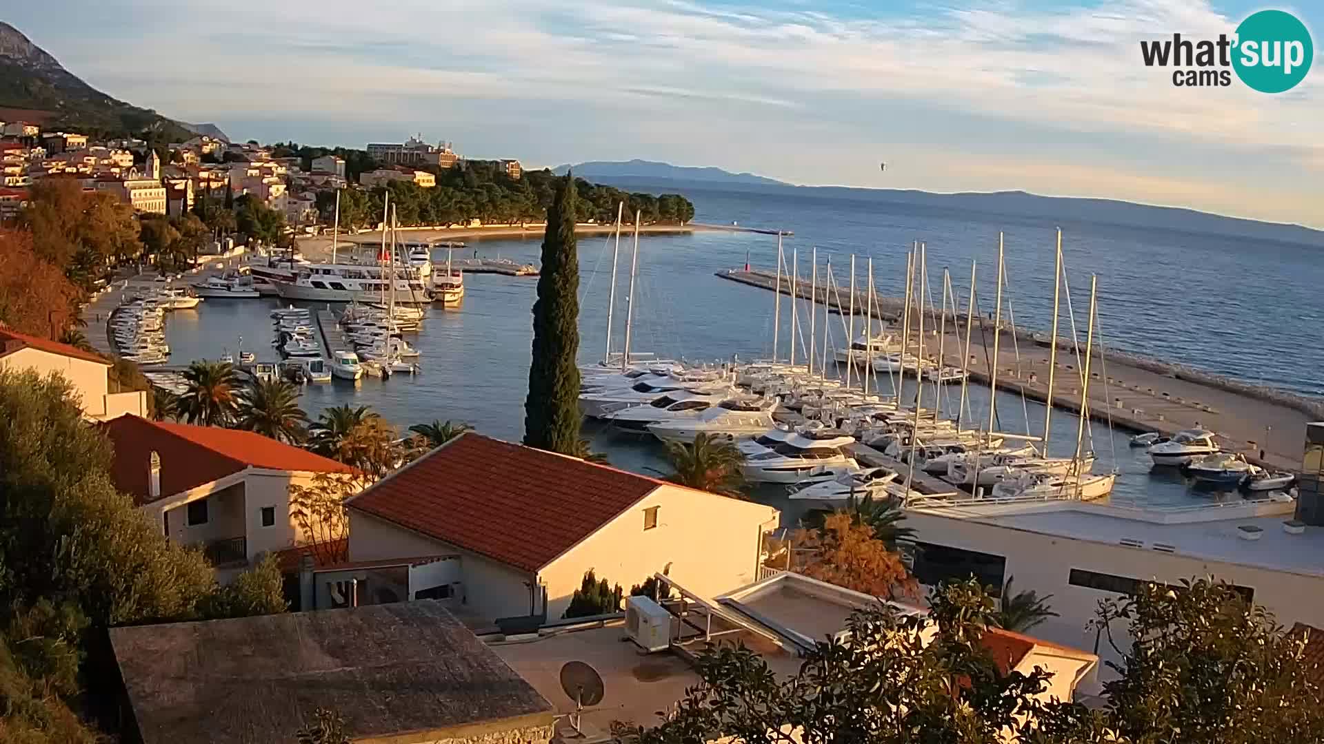 Blick auf Baska Voda