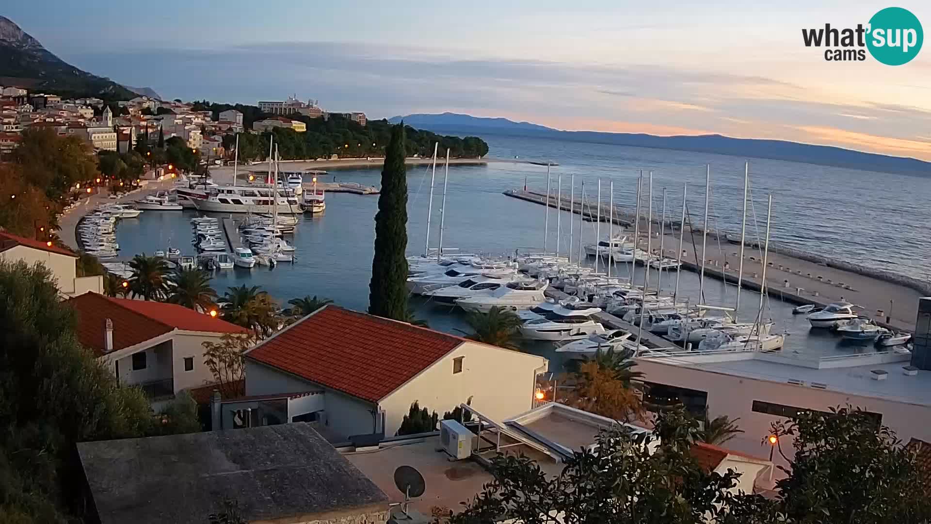 Blick auf Baska Voda