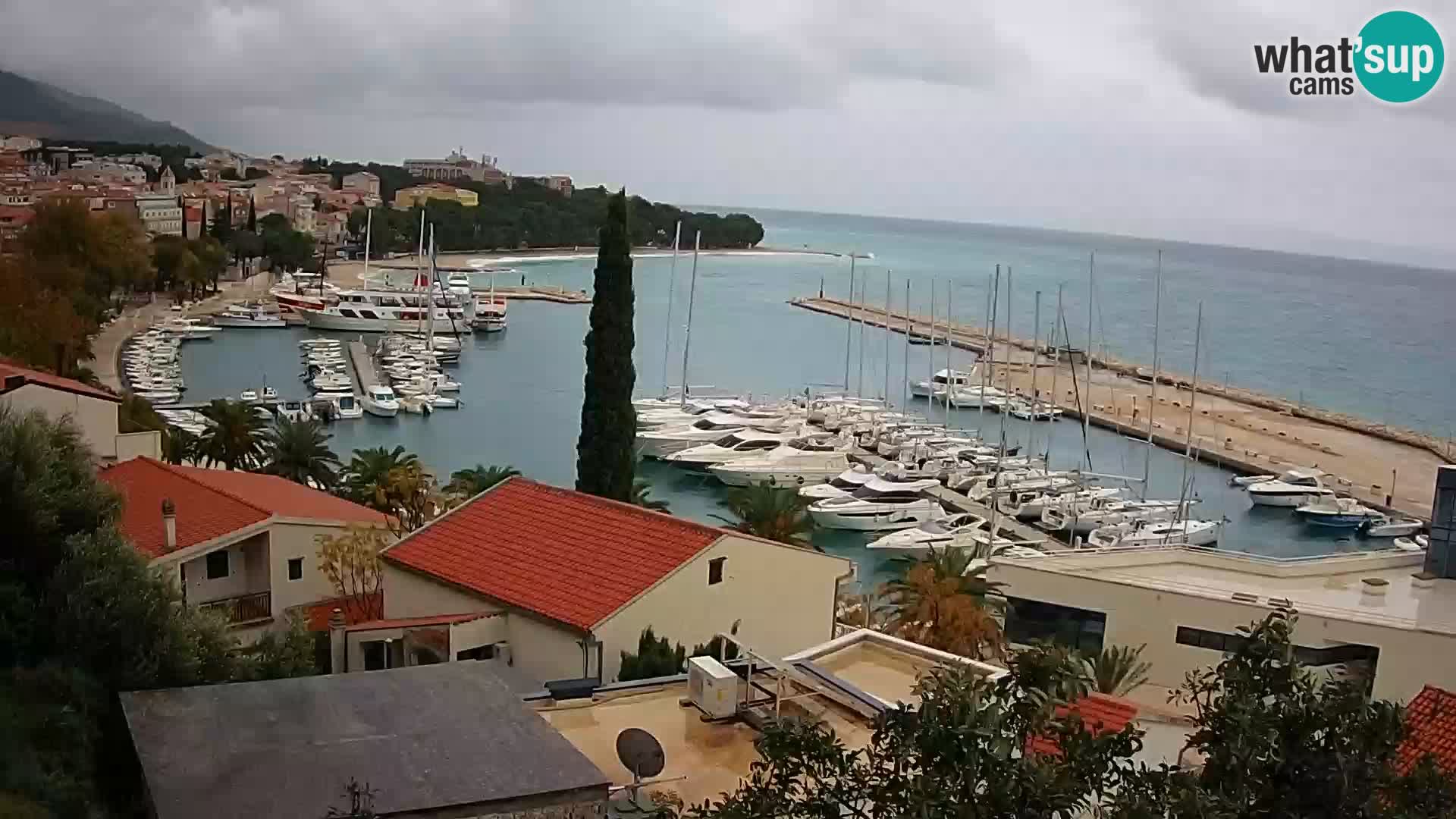 Blick auf Baska Voda