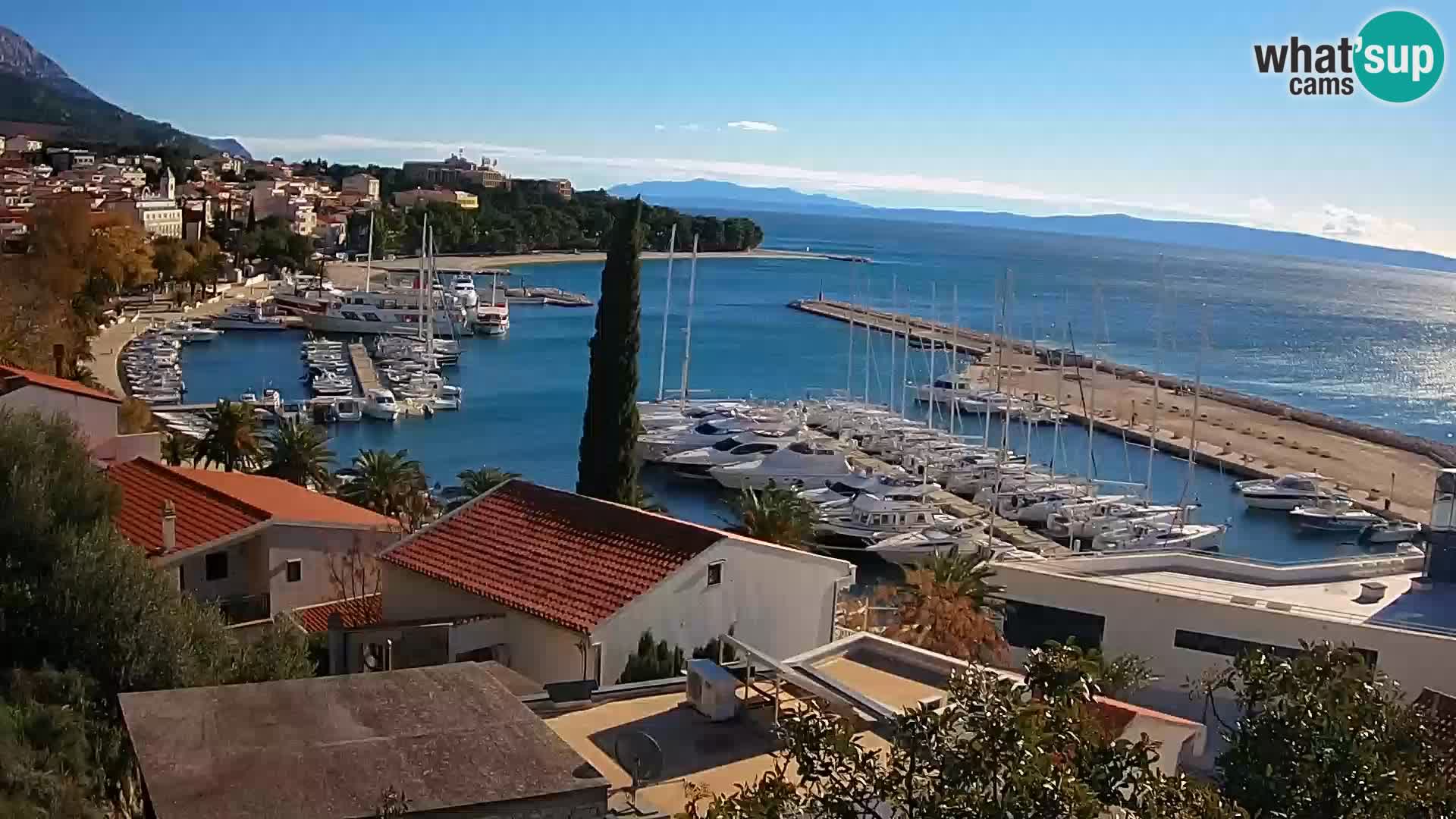 Blick auf Baska Voda