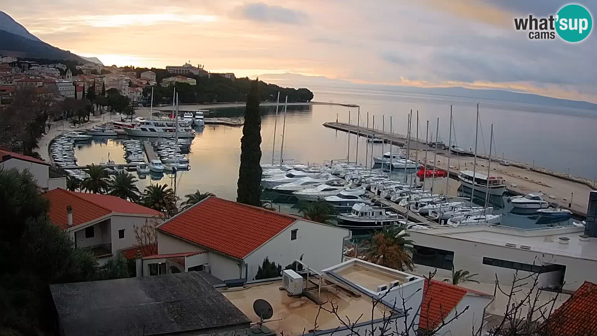 Panoramic view of Baška Voda