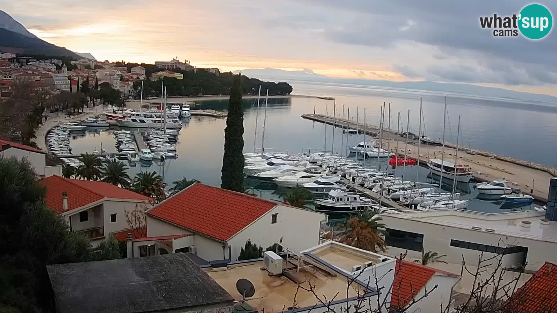 Blick auf Baska Voda