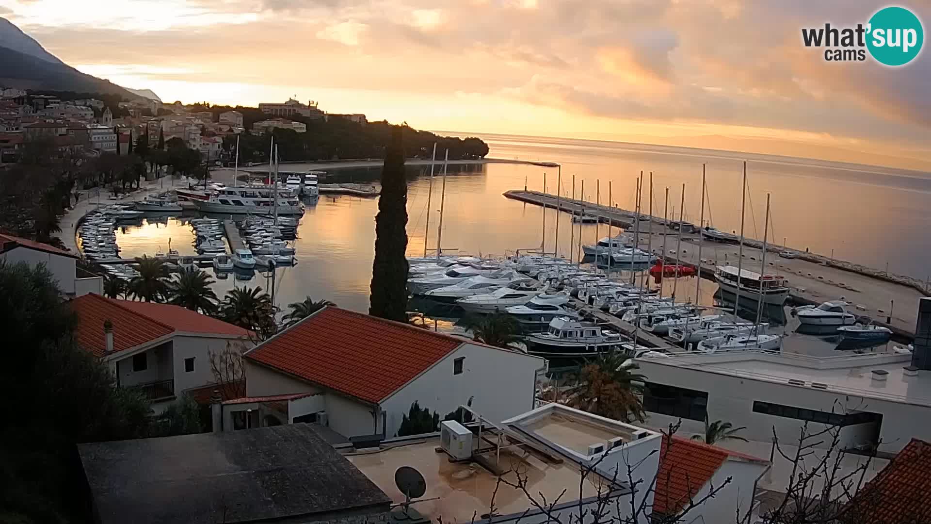 Blick auf Baska Voda