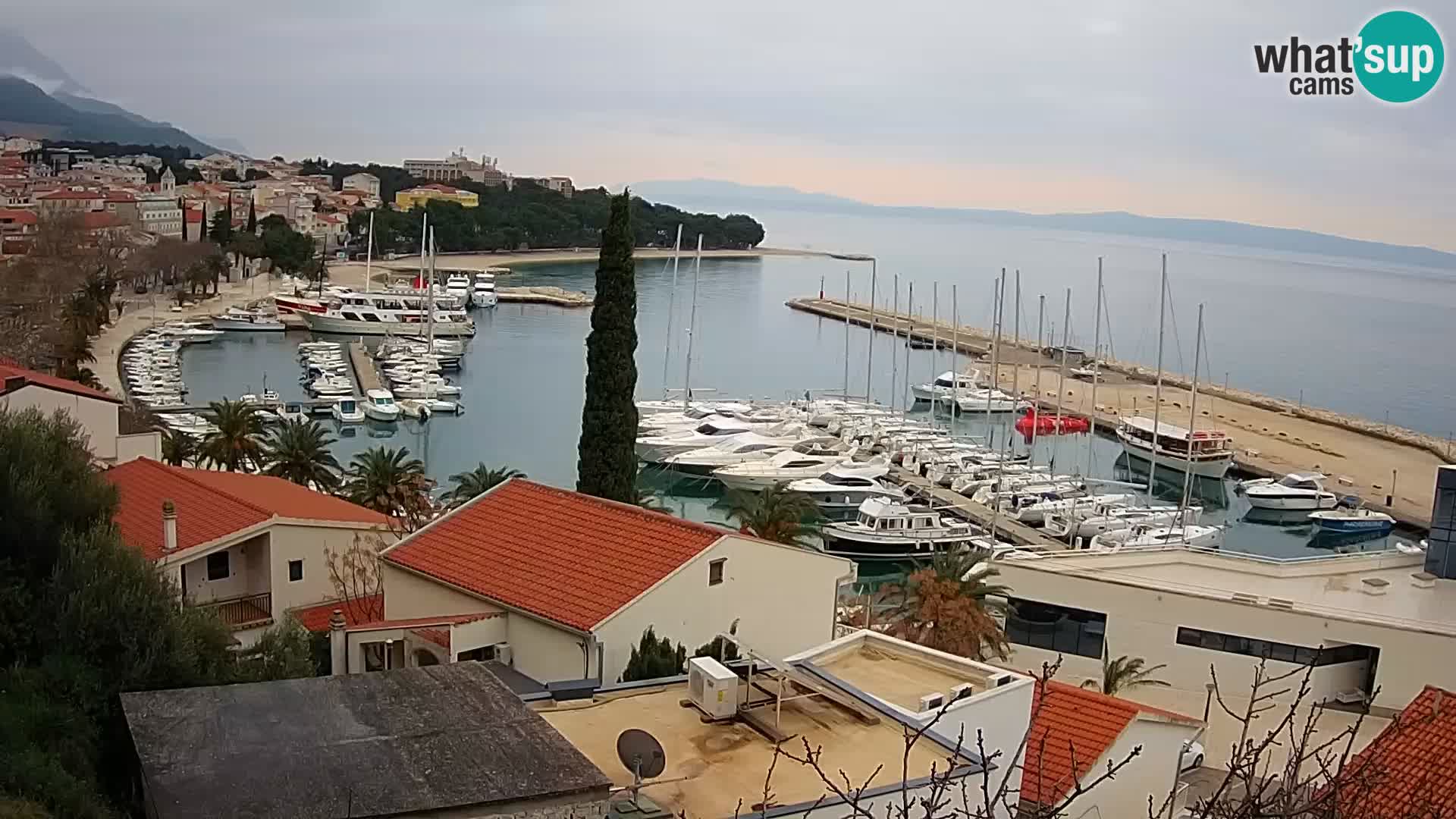 Panoramic view of Baška Voda