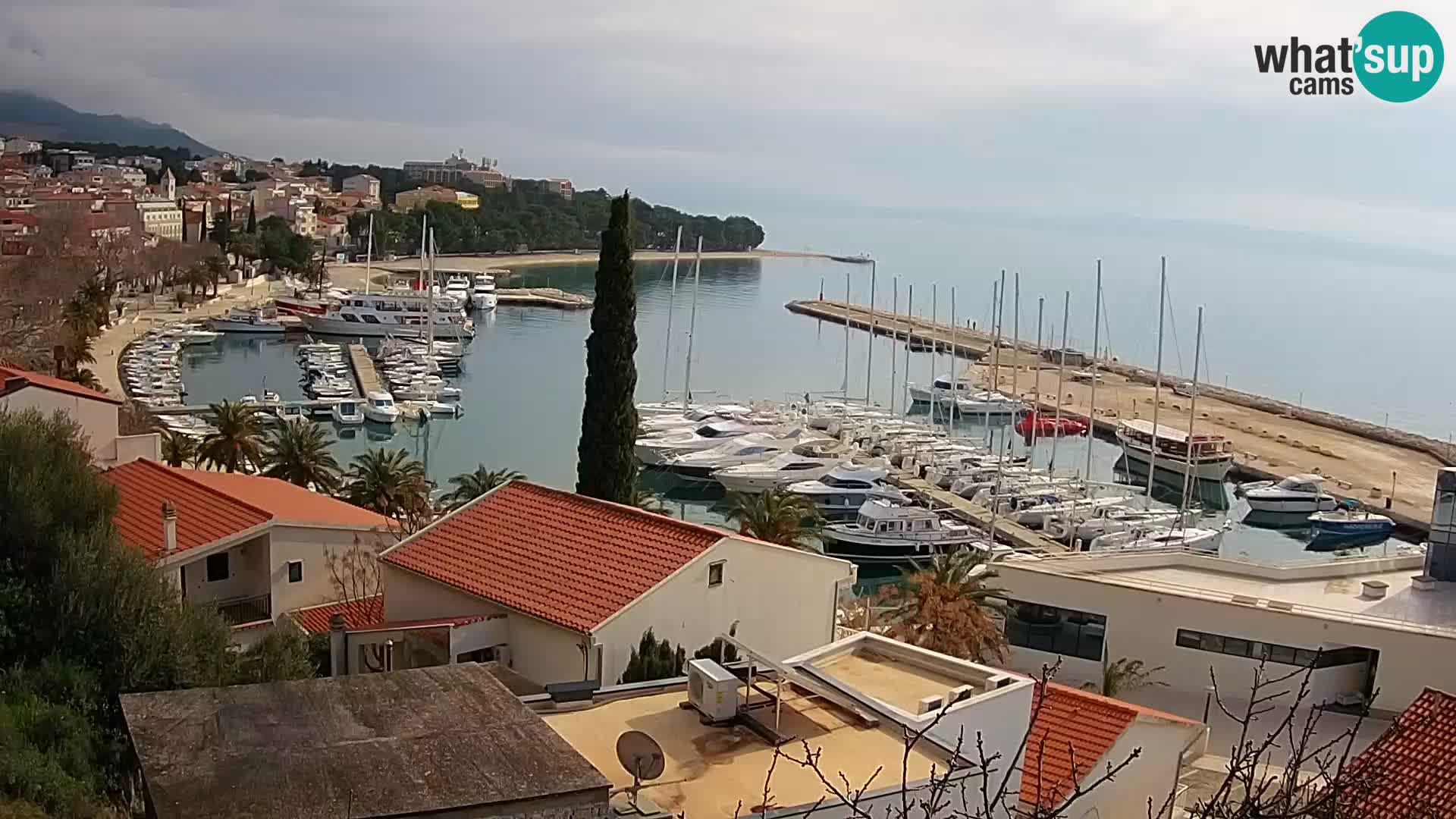 Blick auf Baska Voda