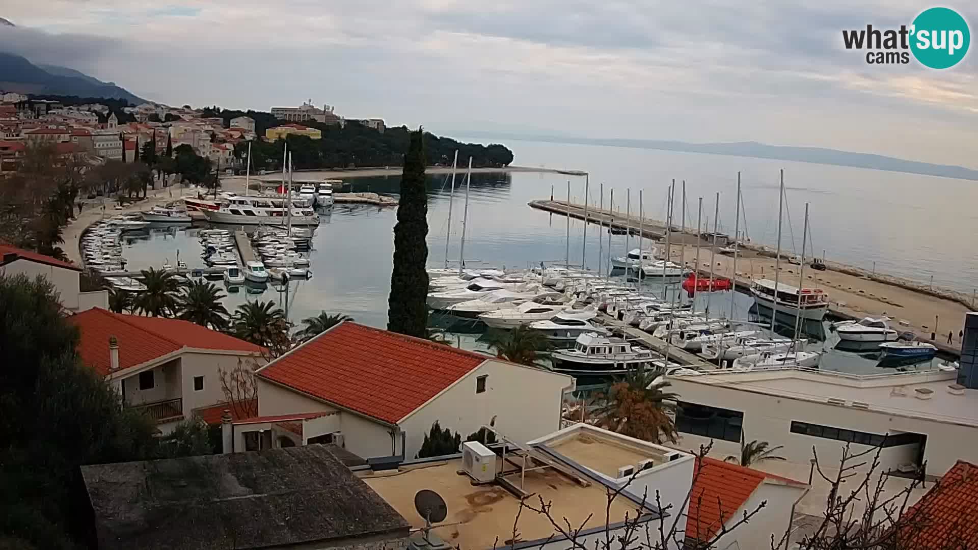 Panoramic view of Baška Voda