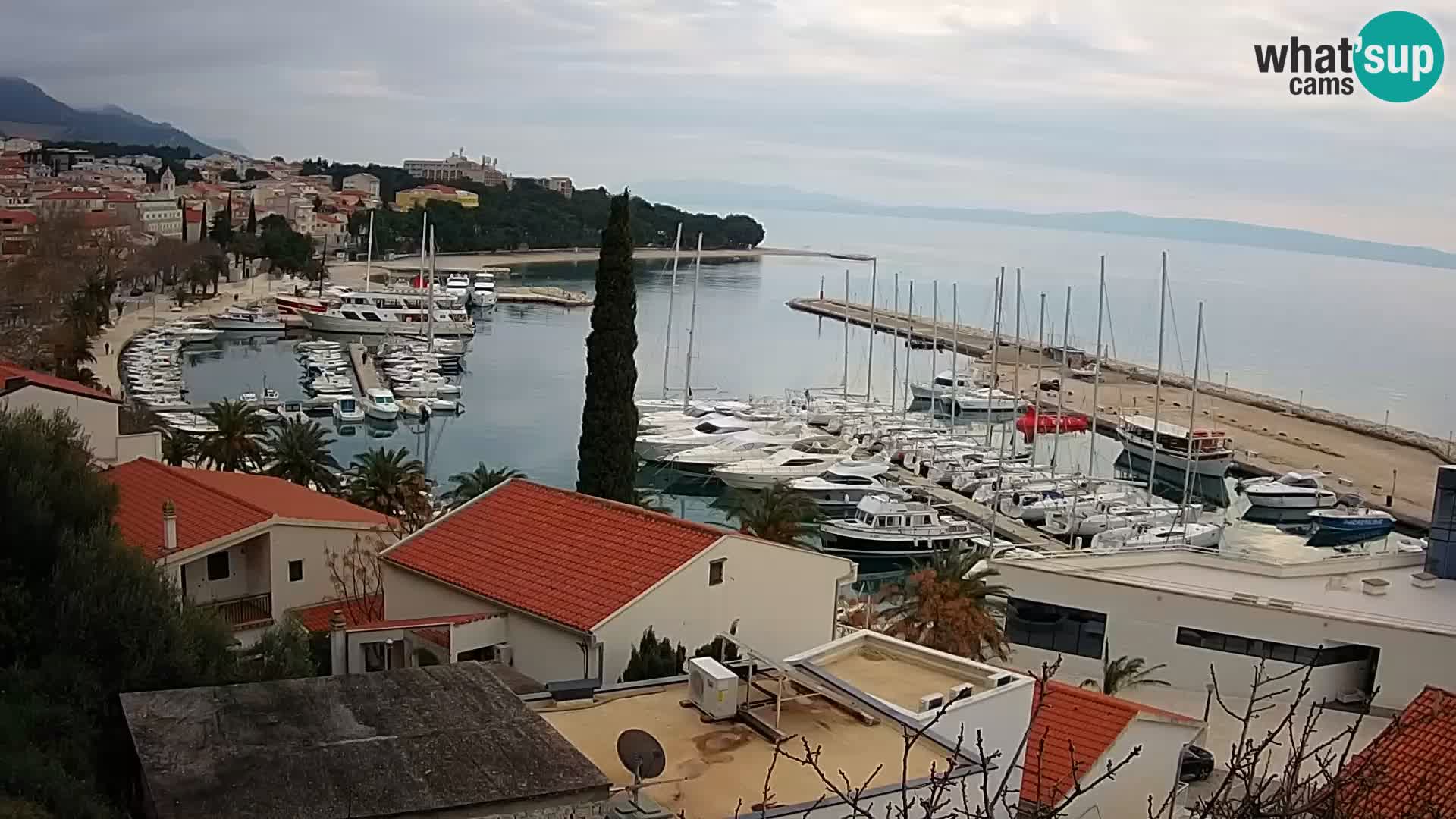 Panoramic view of Baška Voda