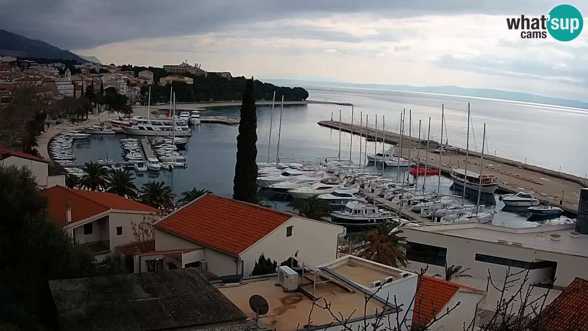 Panoramic view of Baška Voda