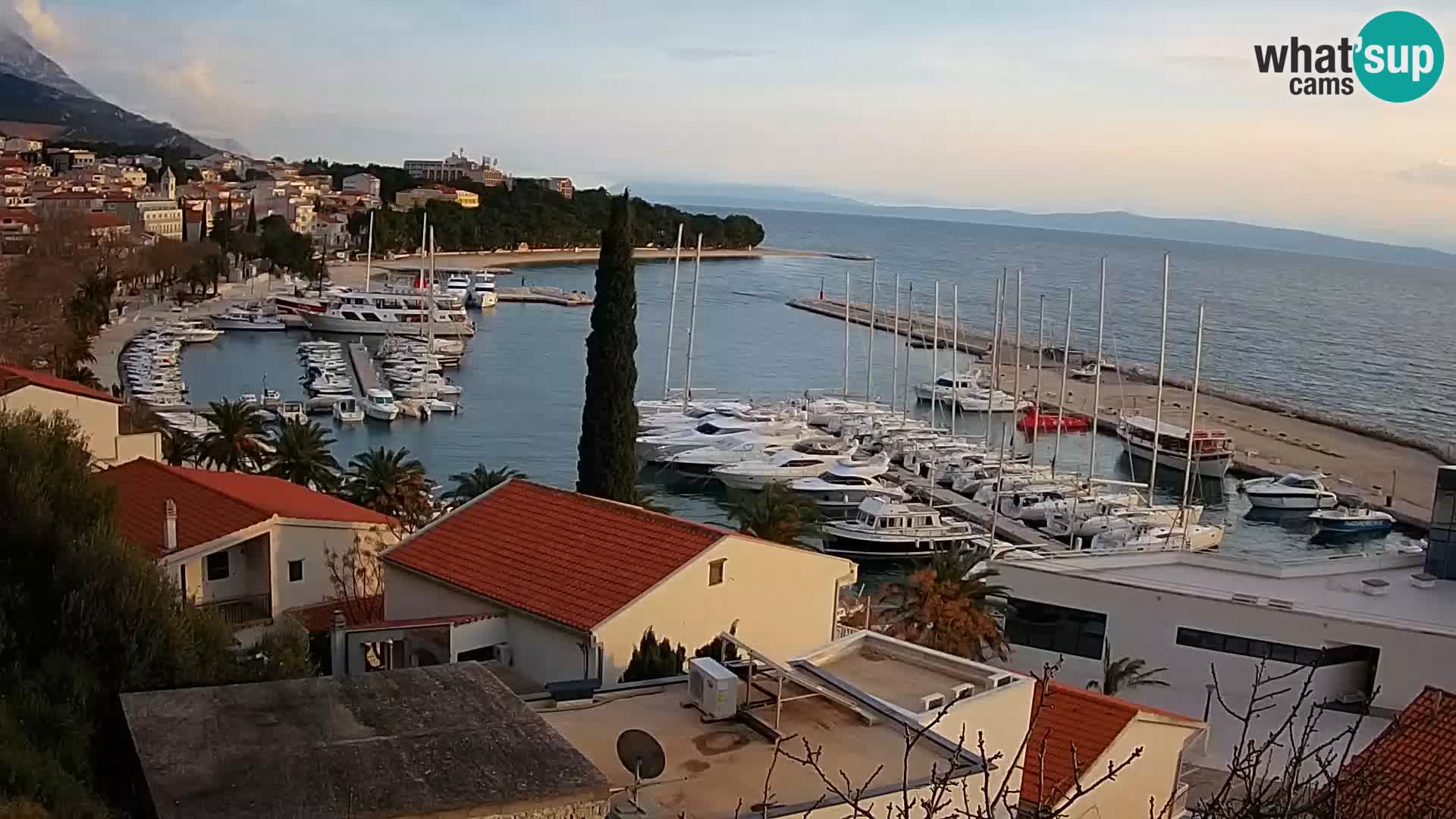 Panoramic view of Baška Voda