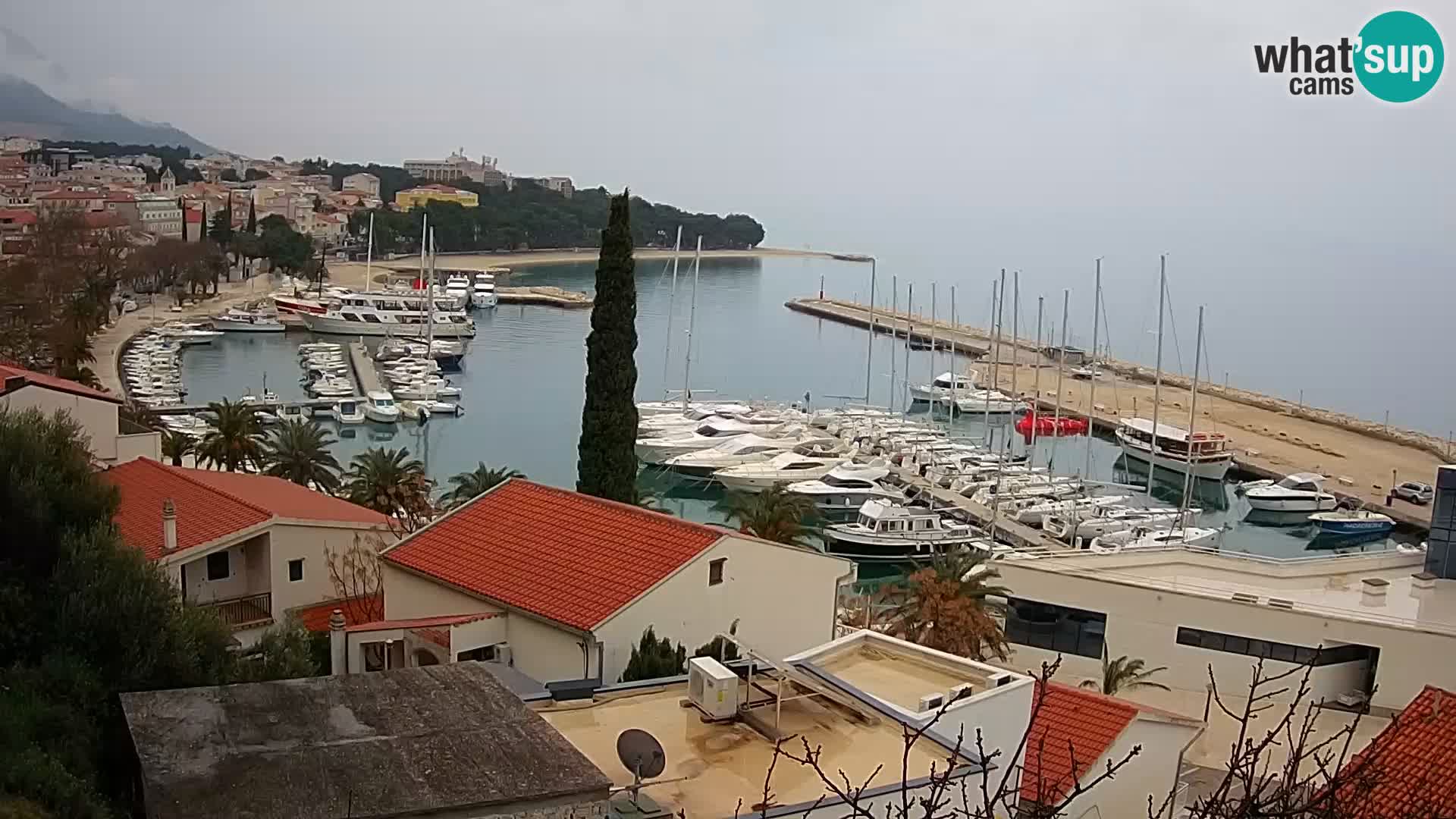 Panoramic view of Baška Voda