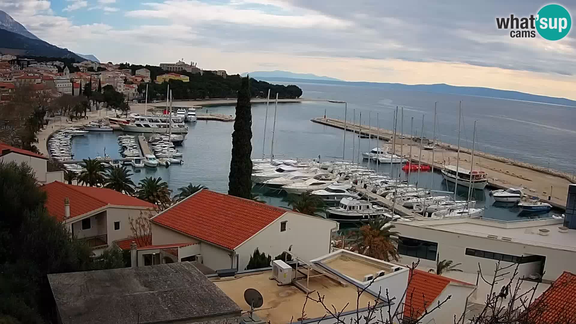 Panoramic view of Baška Voda