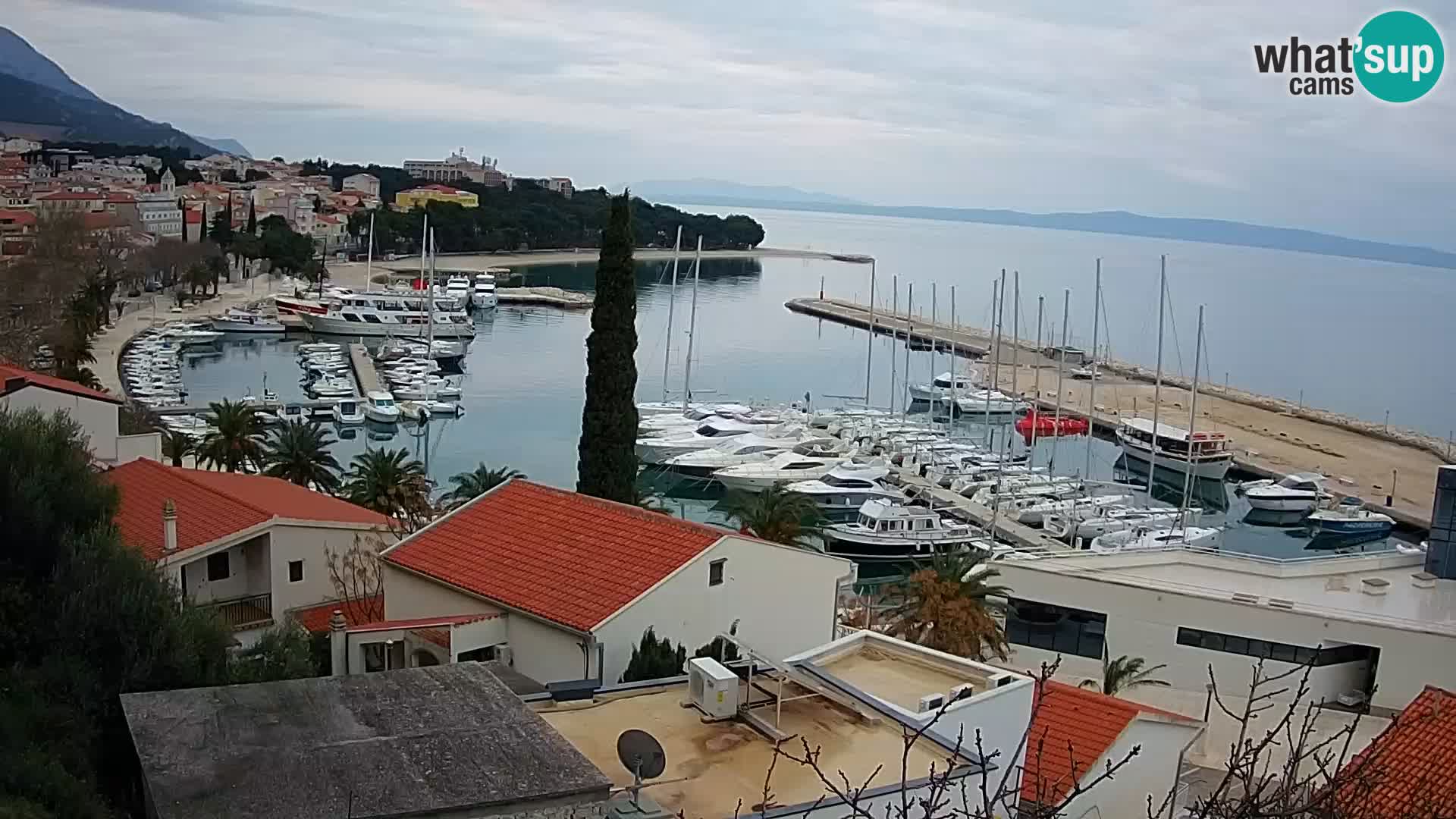 Panoramic view of Baška Voda