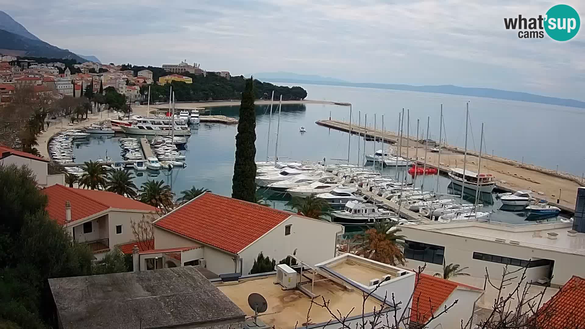 Panoramic view of Baška Voda