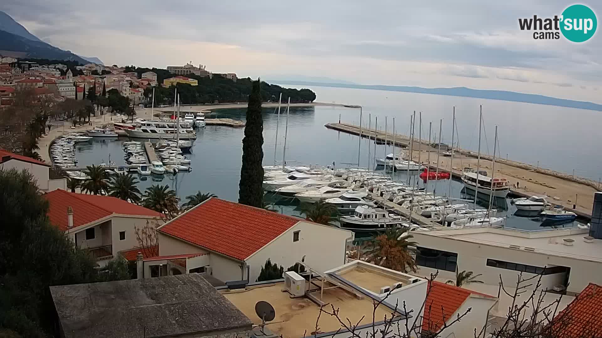 Panoramic view of Baška Voda