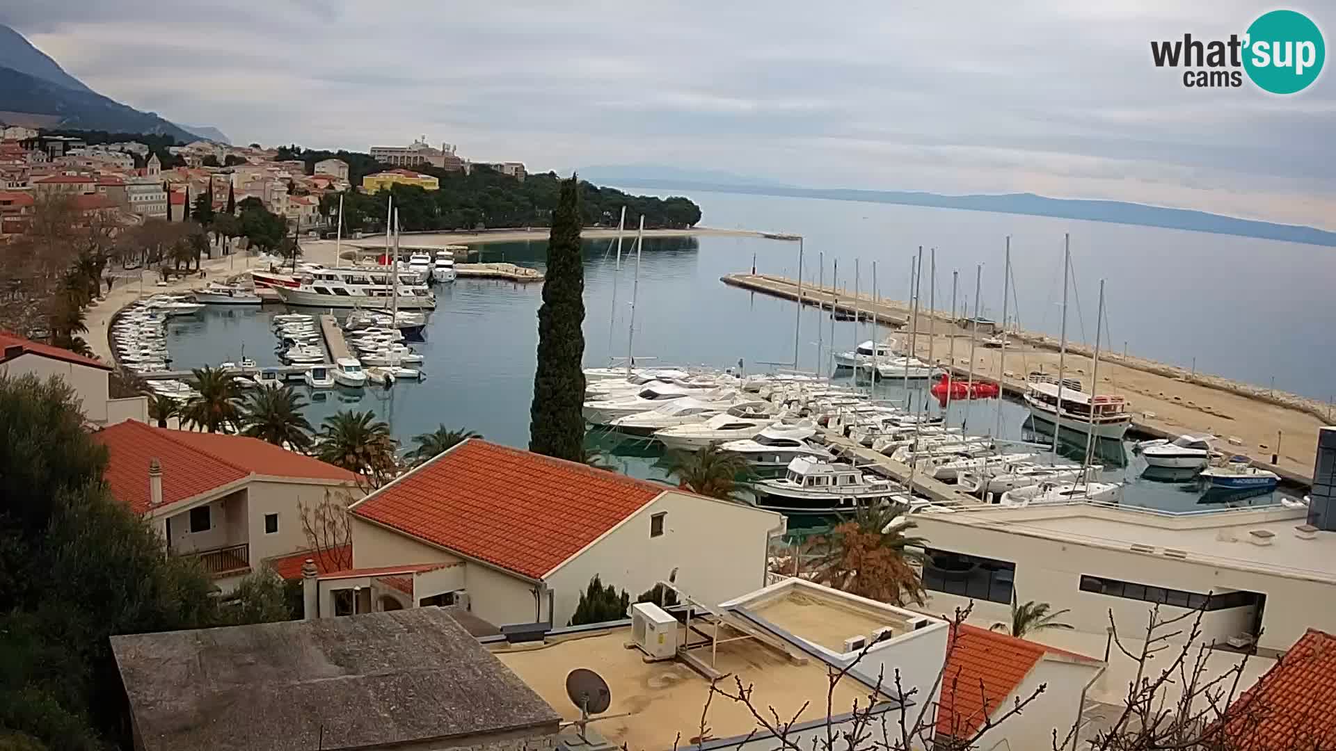 Panoramic view of Baška Voda