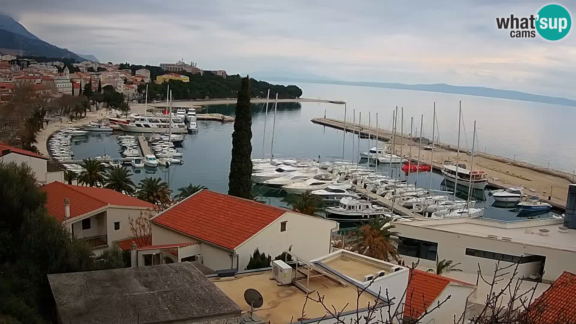 Panoramic view of Baška Voda