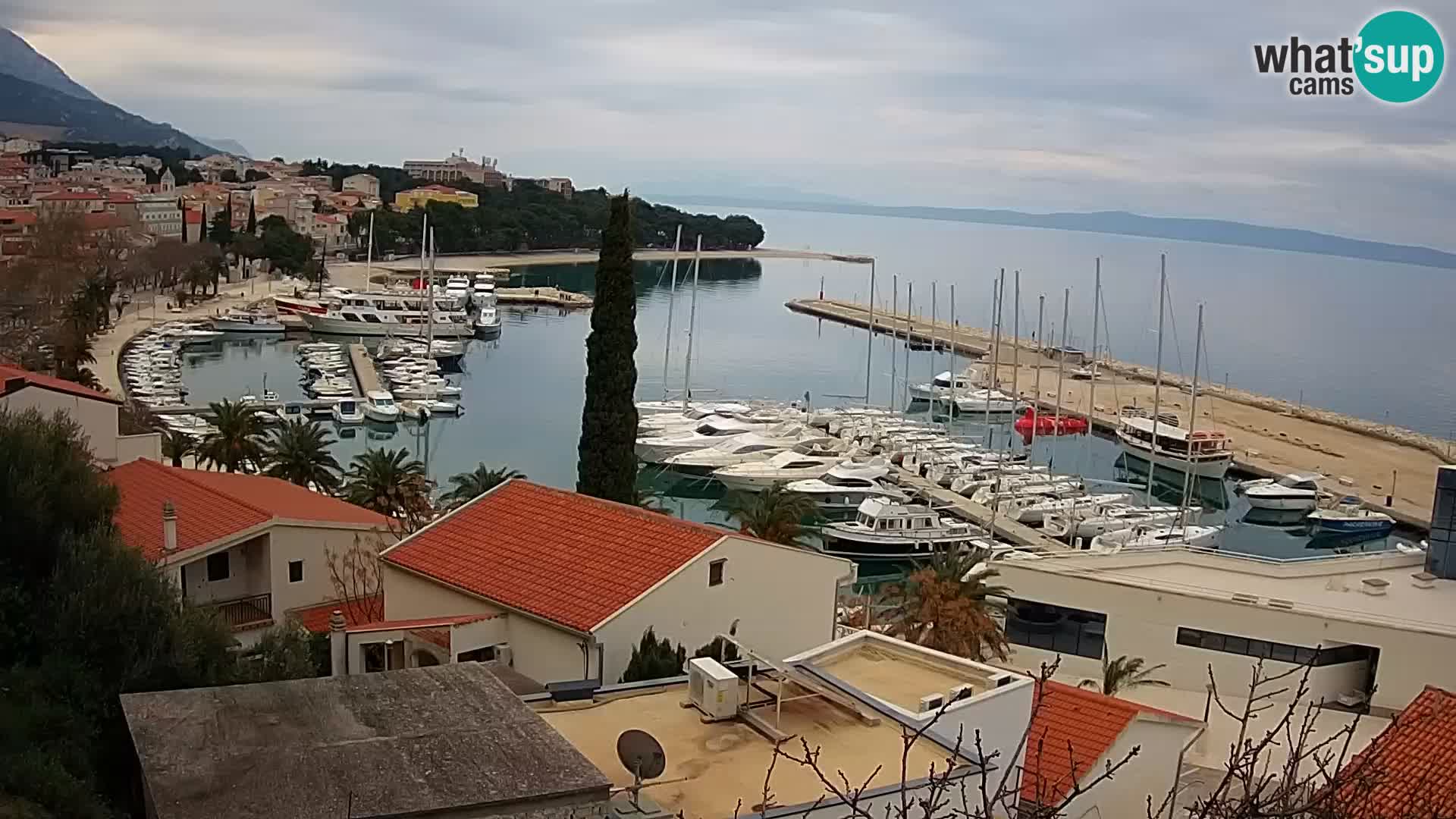 Panoramic view of Baška Voda