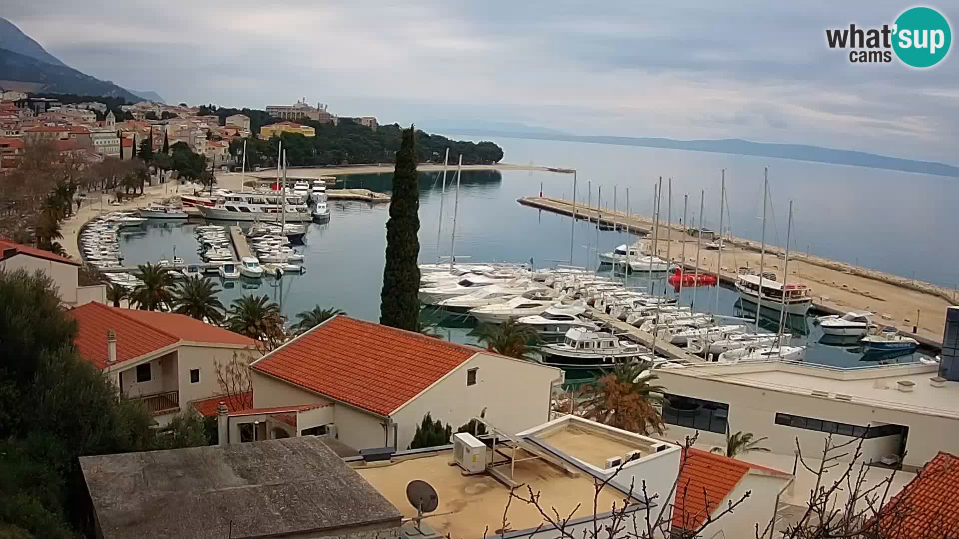 Panoramic view of Baška Voda