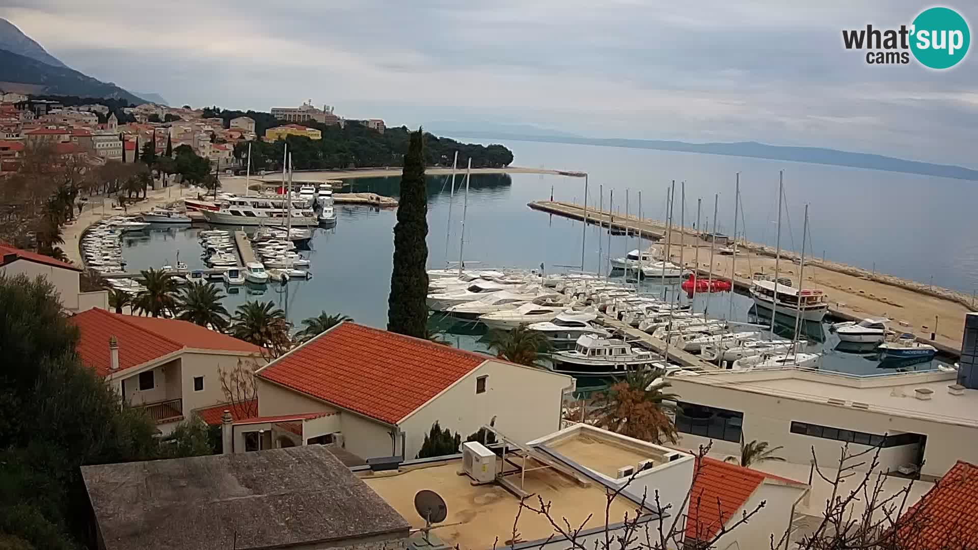 Panoramic view of Baška Voda