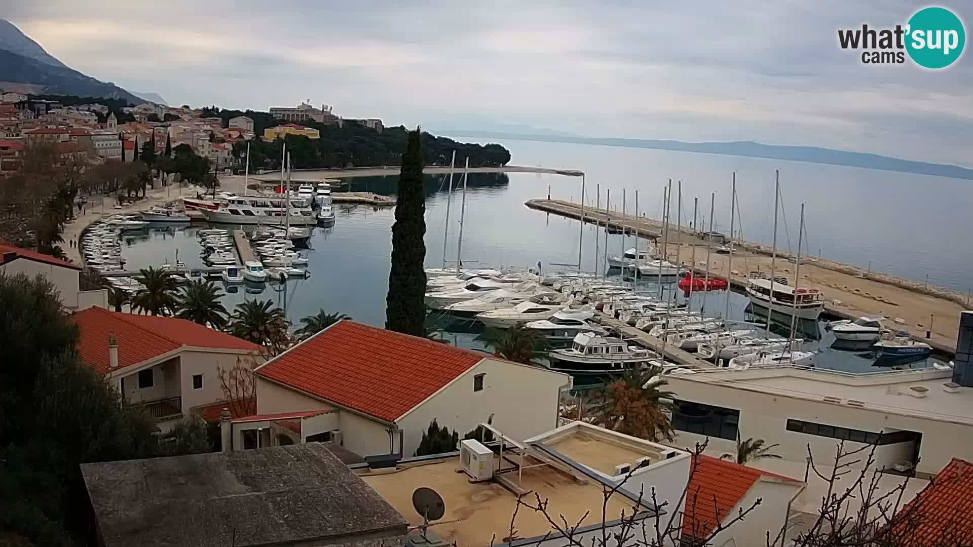 Panoramic view of Baška Voda