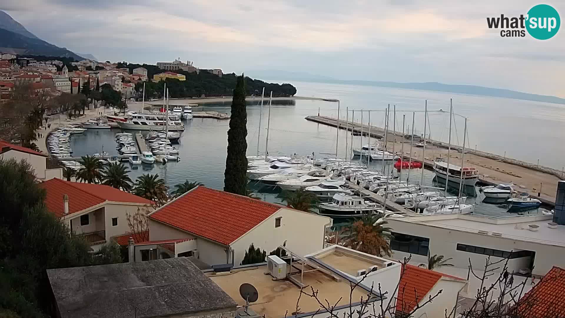 Panoramic view of Baška Voda