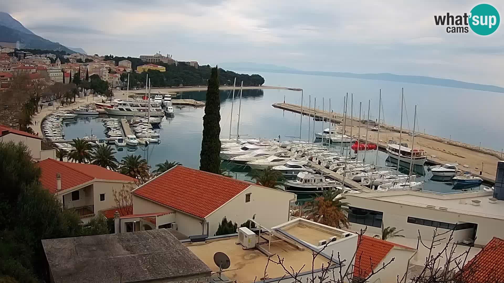 Panoramic view of Baška Voda