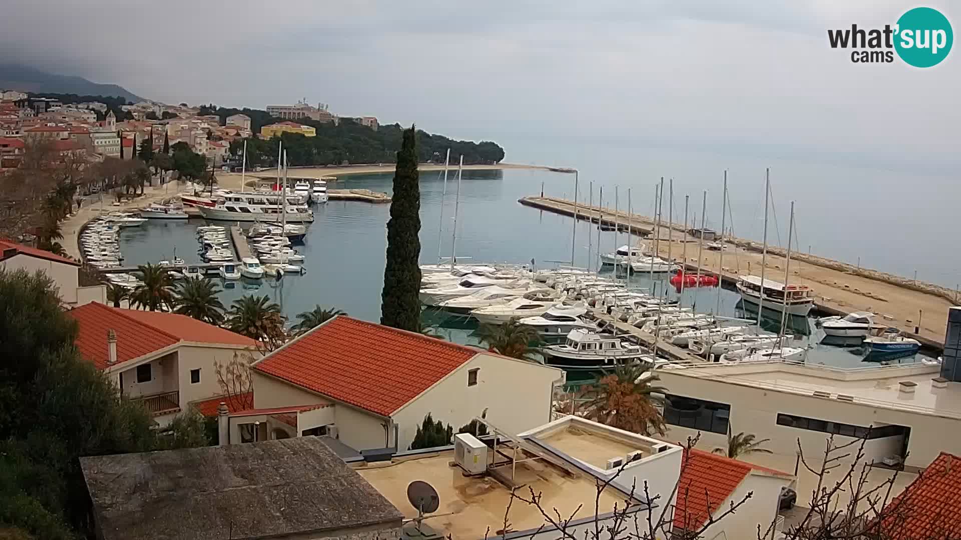 Panoramic view of Baška Voda