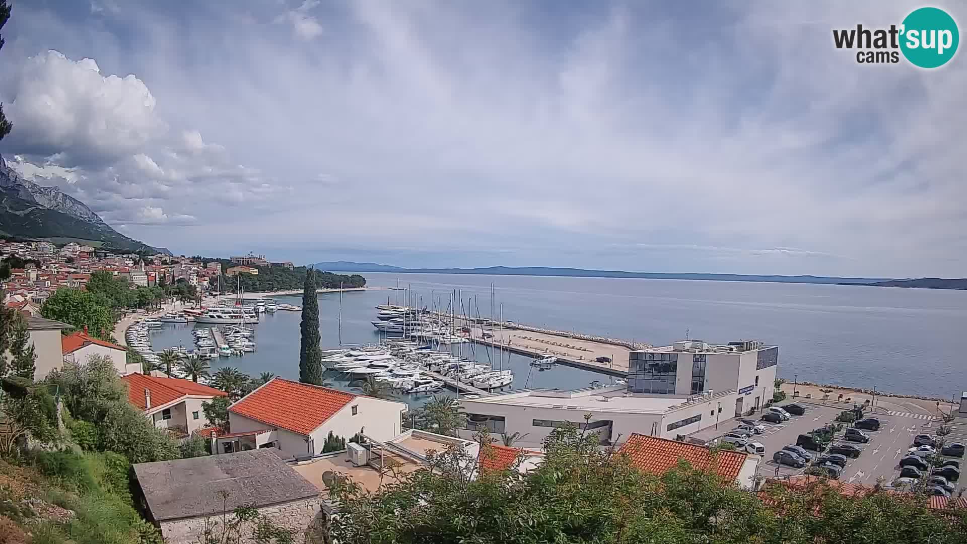 Panoramic view of Baška Voda