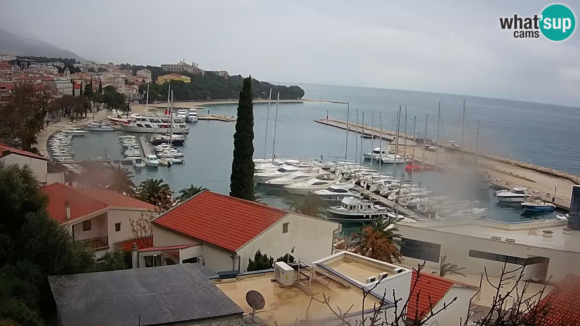 Panoramic view of Baška Voda