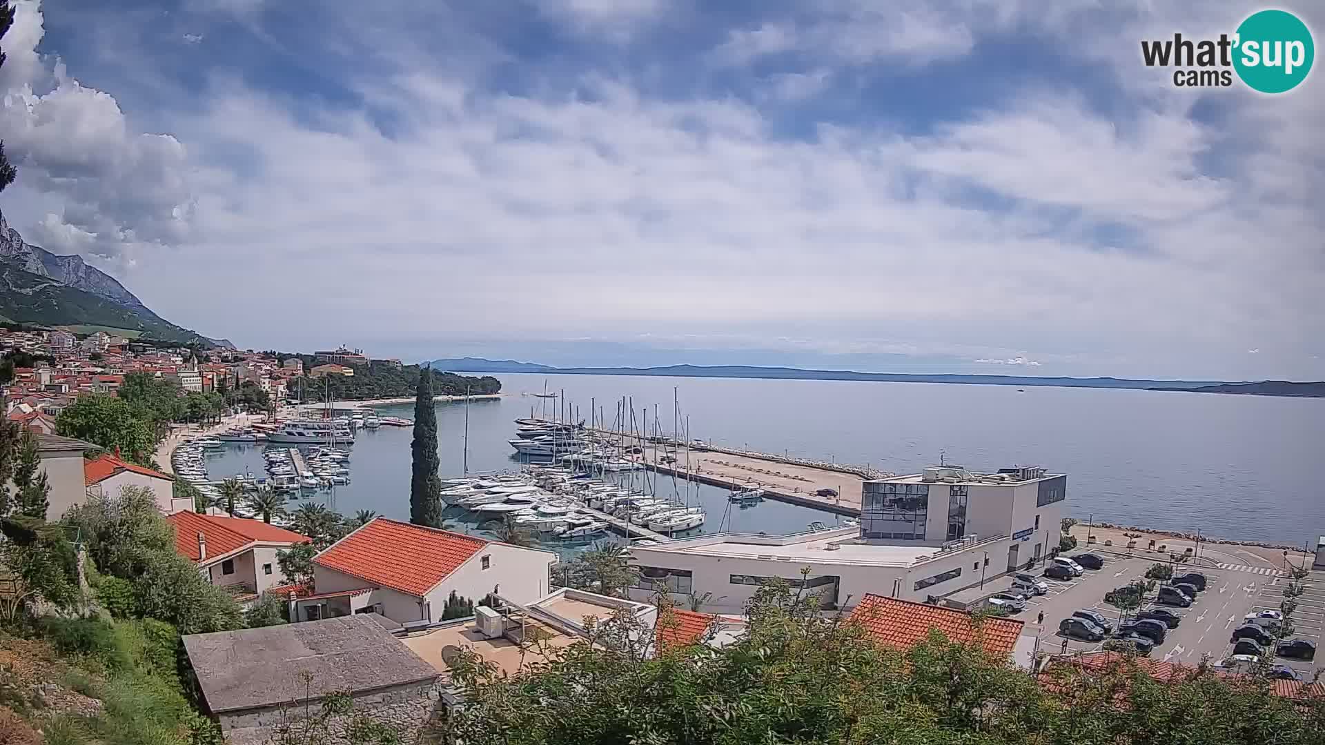 Panoramic view of Baška Voda