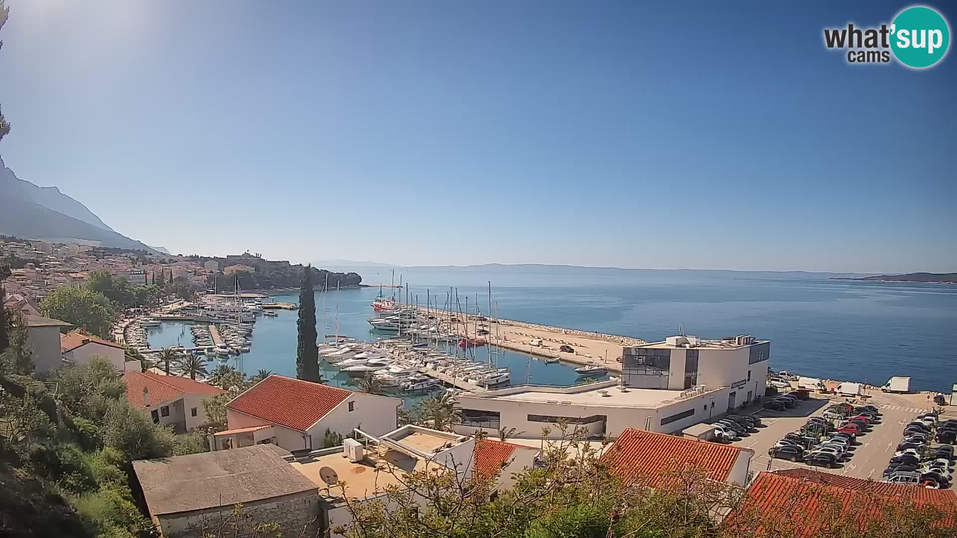 Panoramic view of Baška Voda