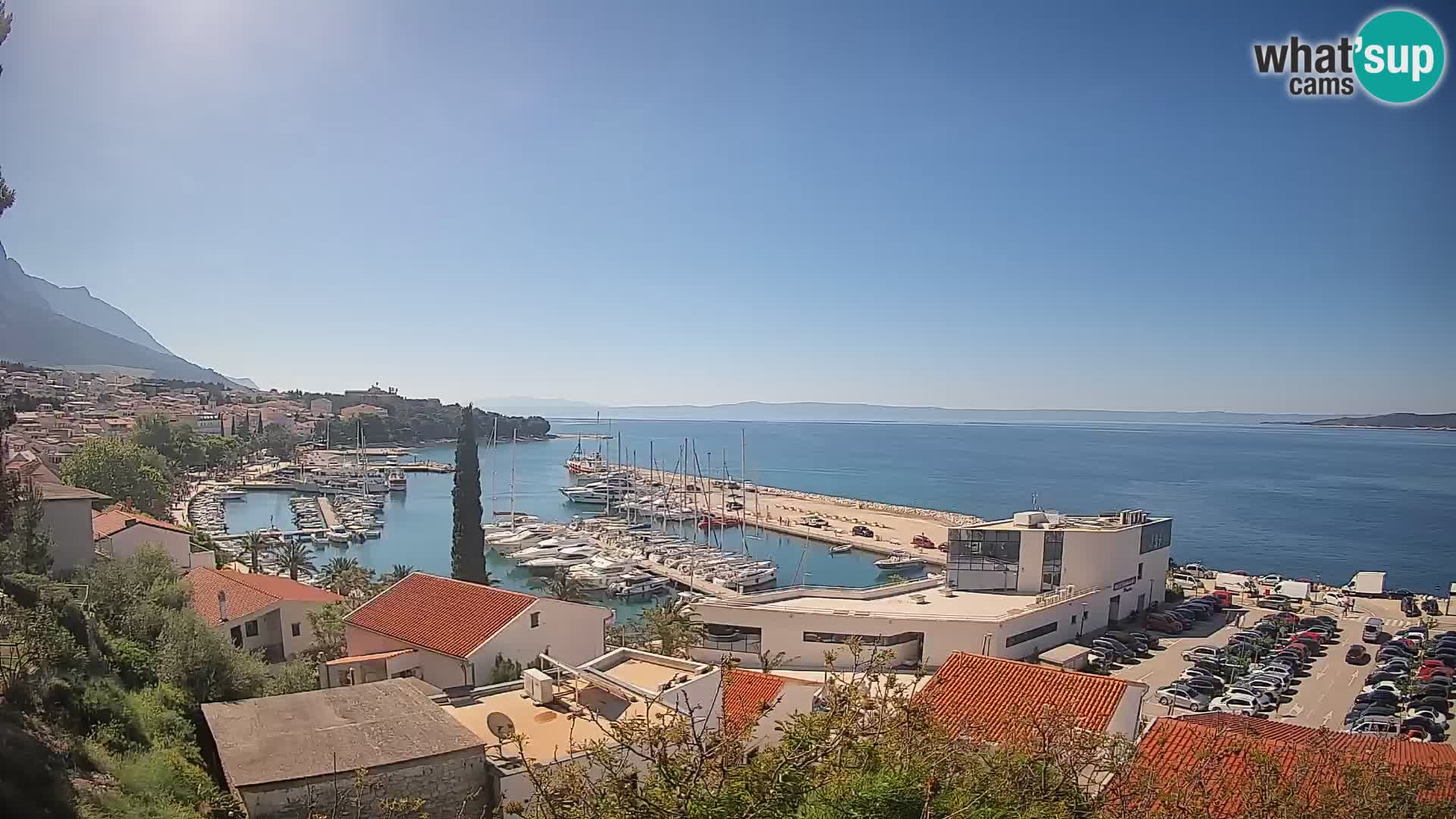 Panoramic view of Baška Voda