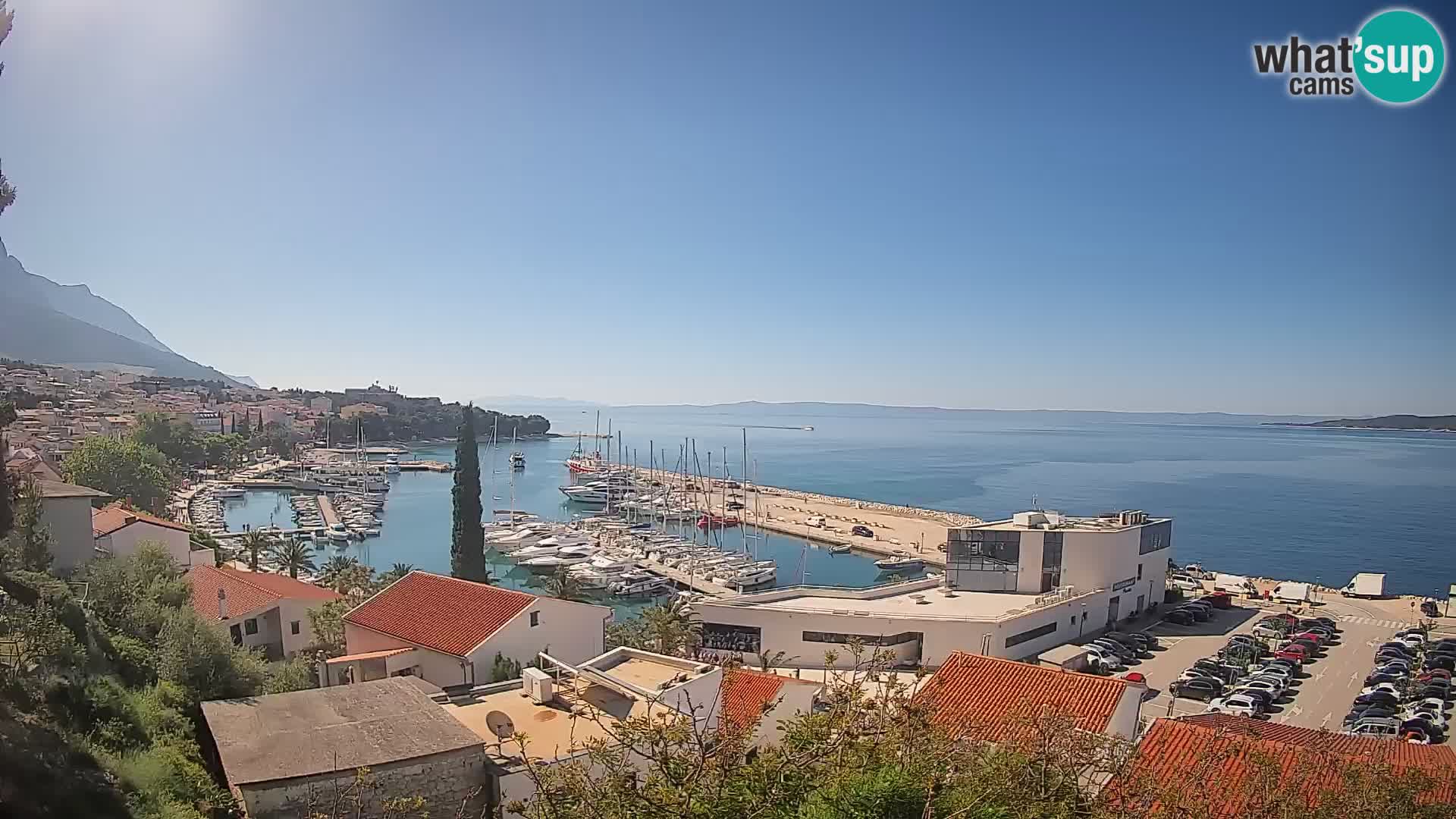 Panoramic view of Baška Voda