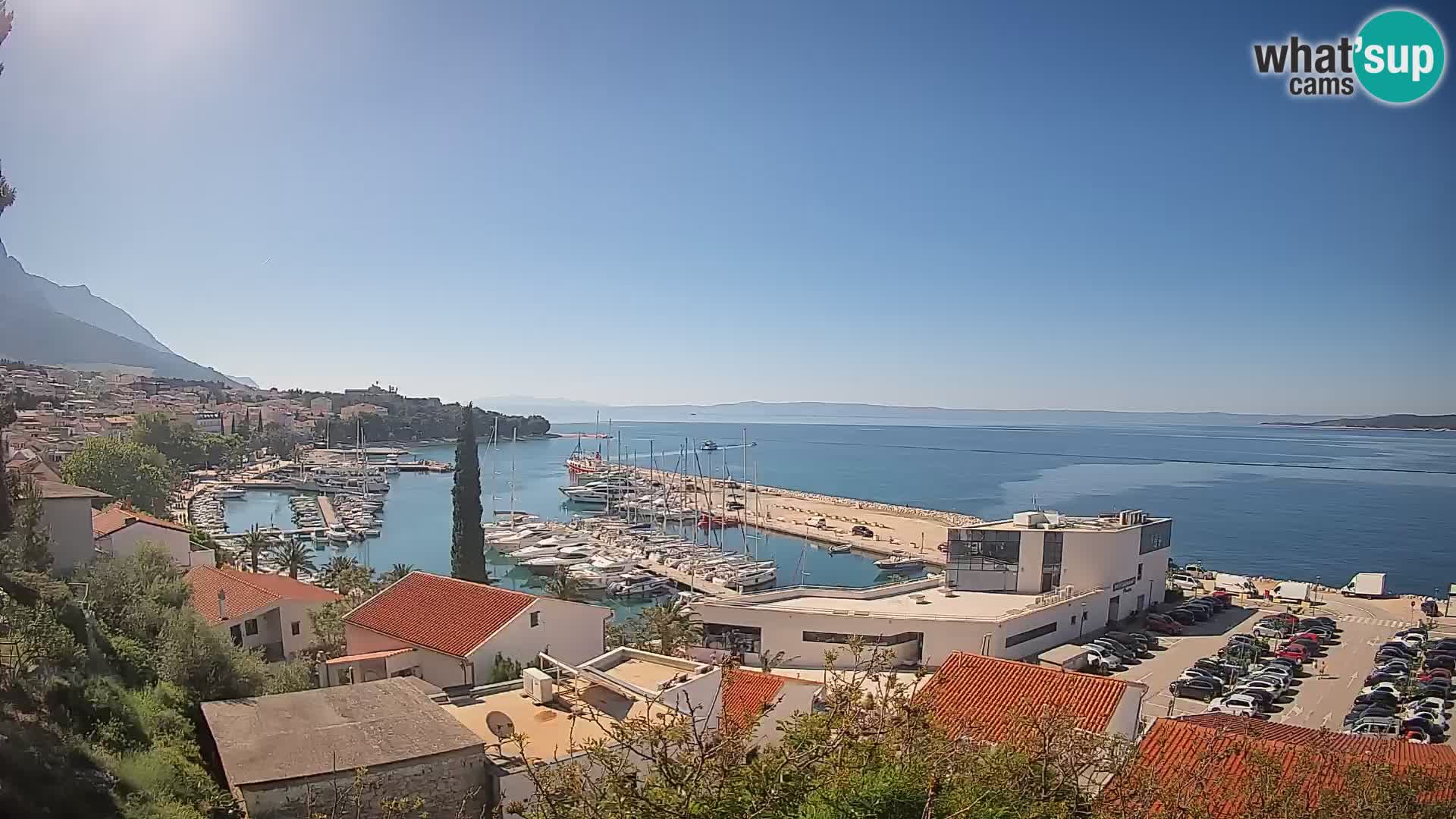 Panoramic view of Baška Voda