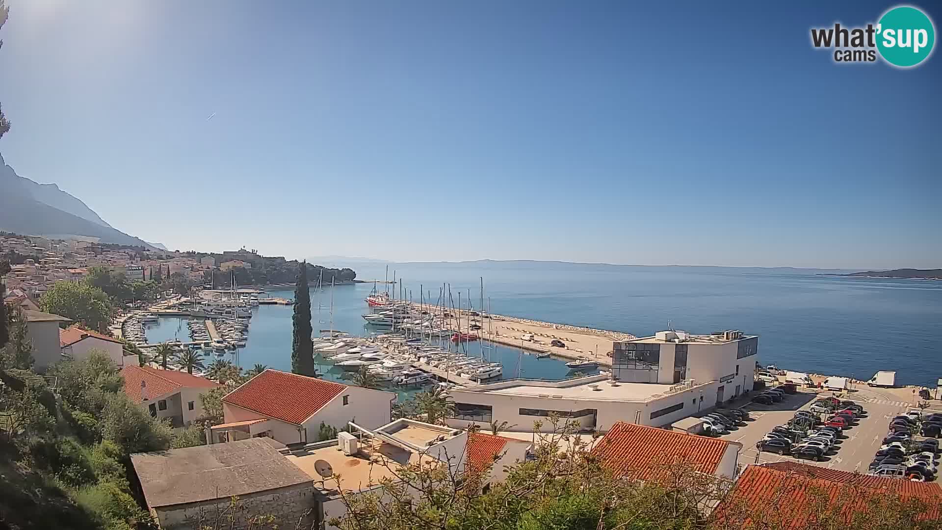 Panoramic view of Baška Voda