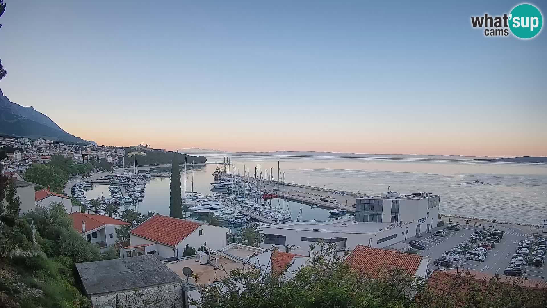 Panoramic view of Baška Voda