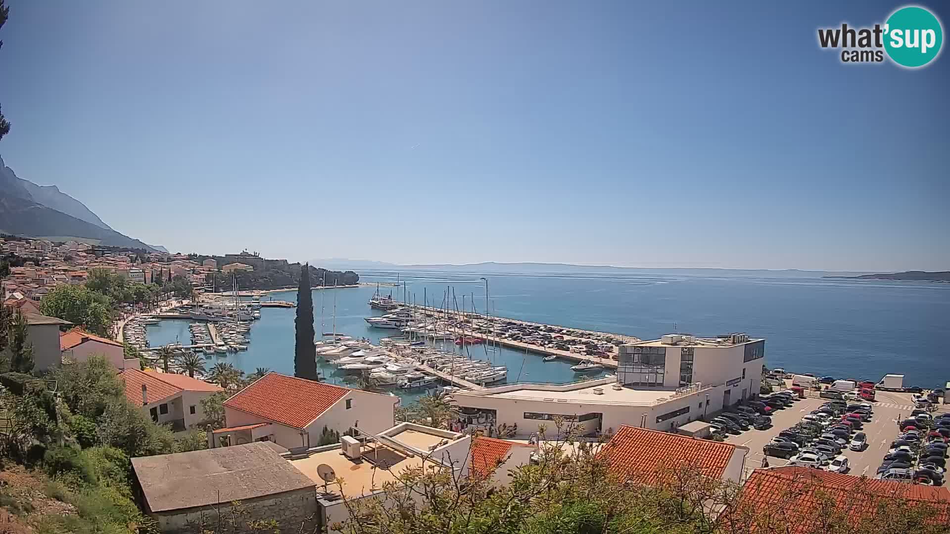 Blick auf Baska Voda