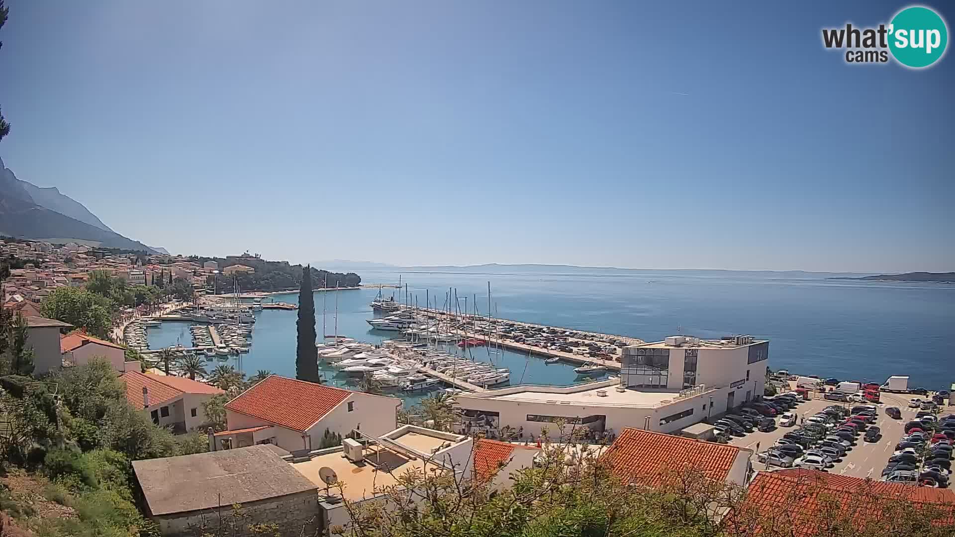 Panoramic view of Baška Voda