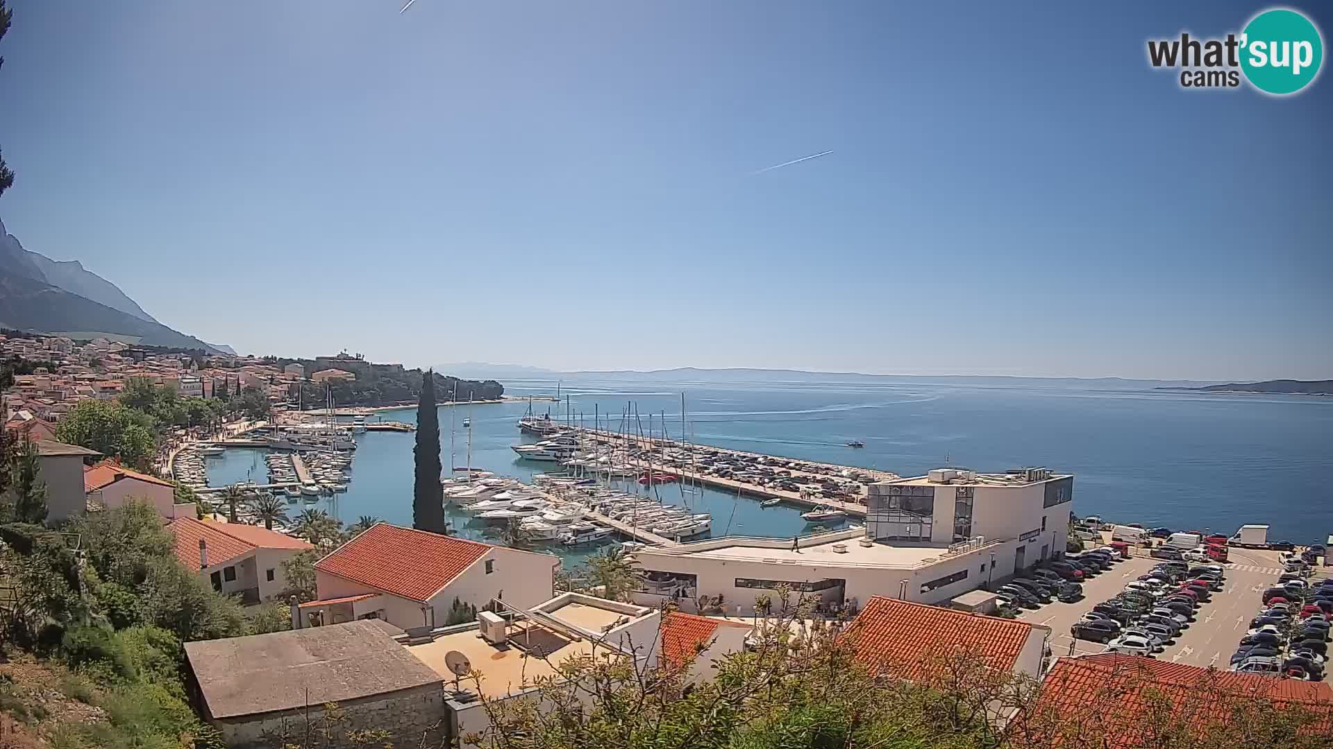 Panoramic view of Baška Voda