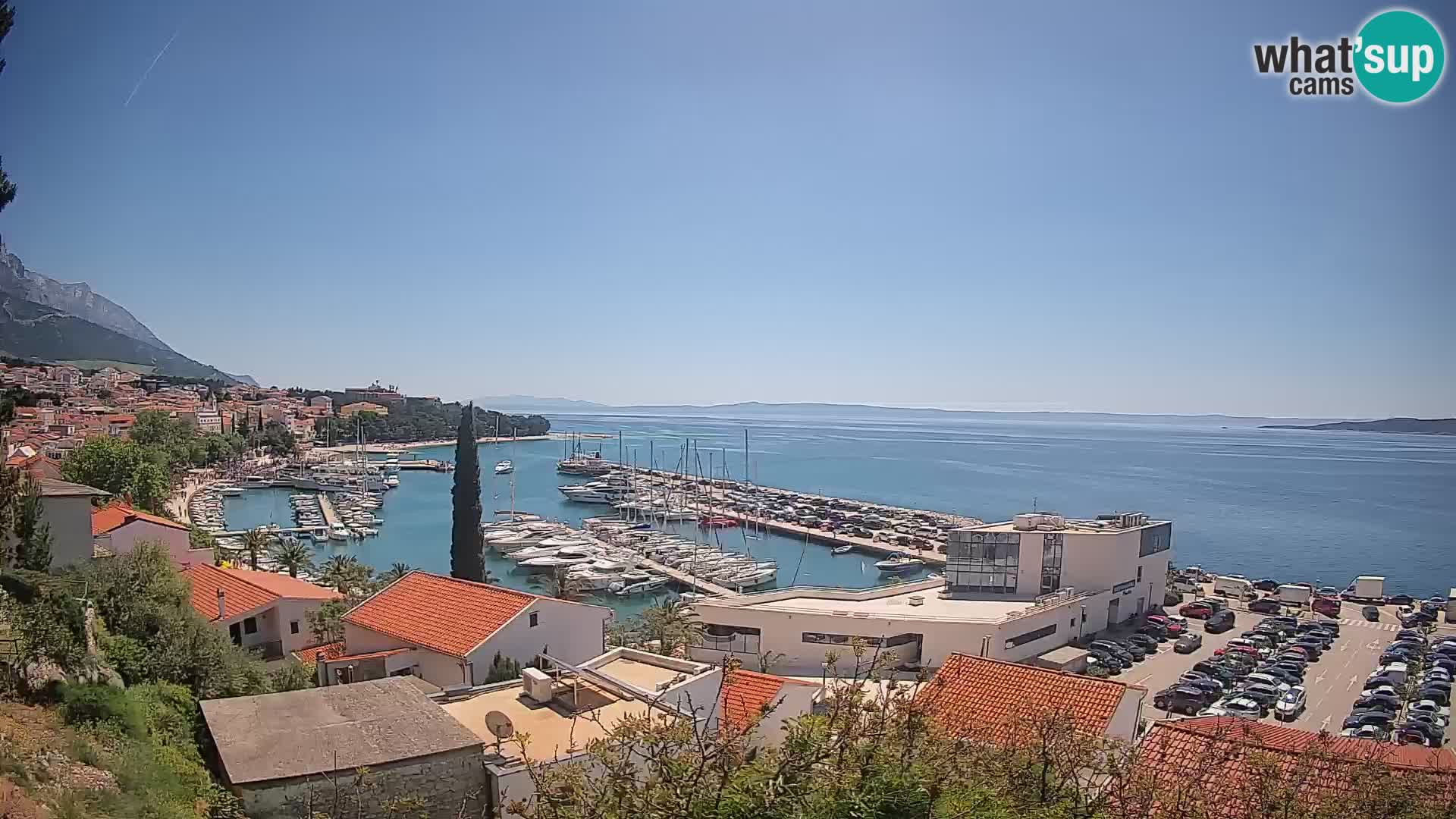 Panoramic view of Baška Voda