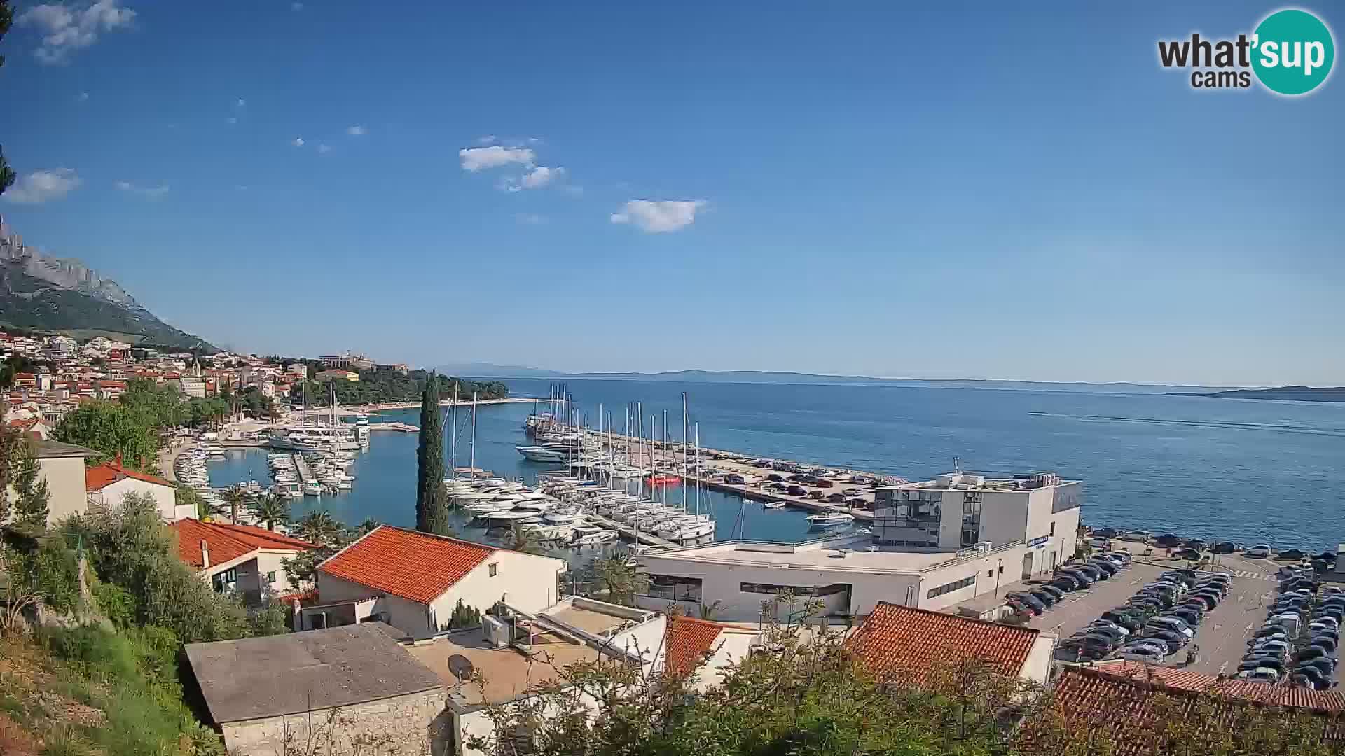 Panoramic view of Baška Voda