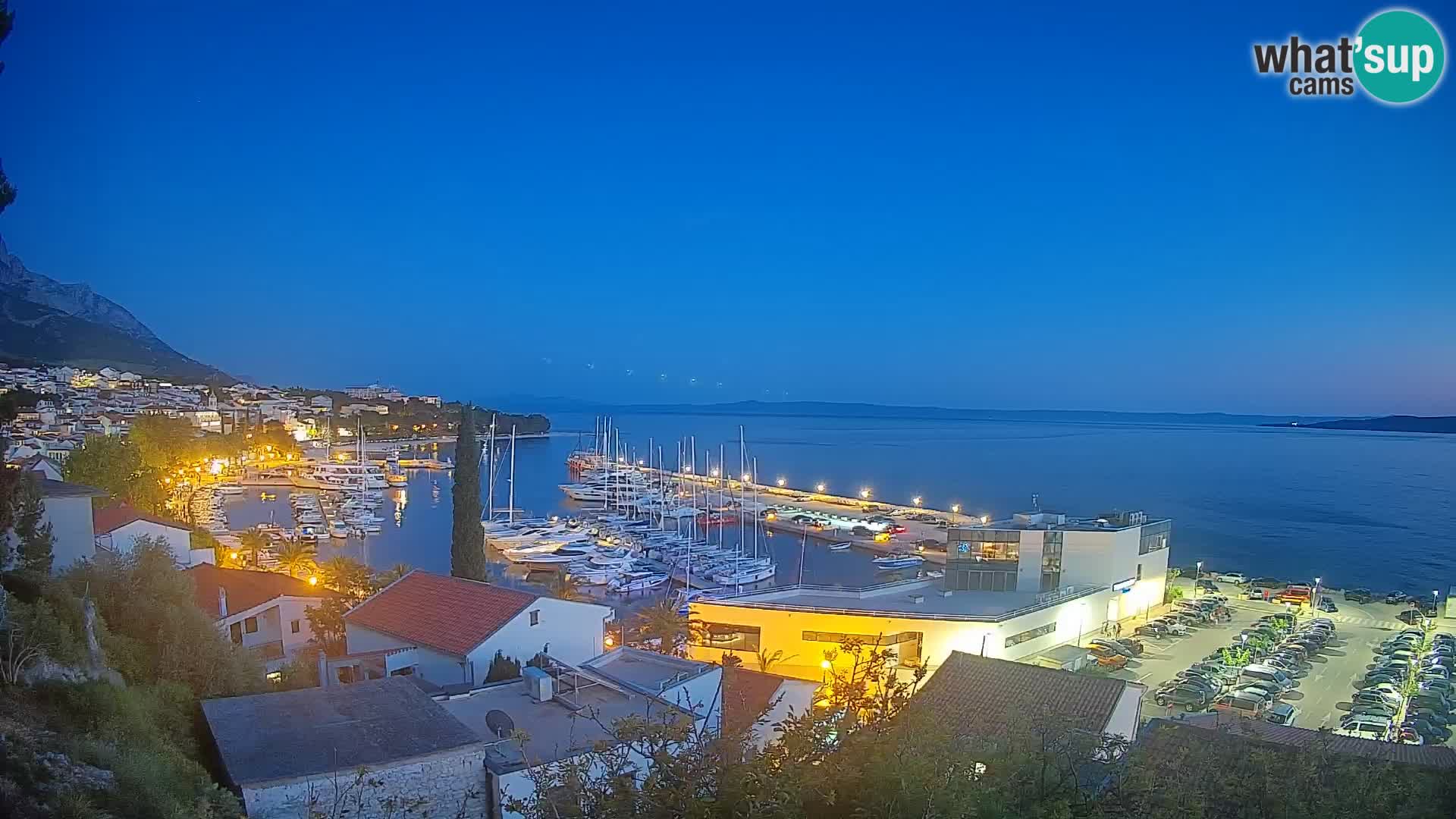 Panoramic view of Baška Voda