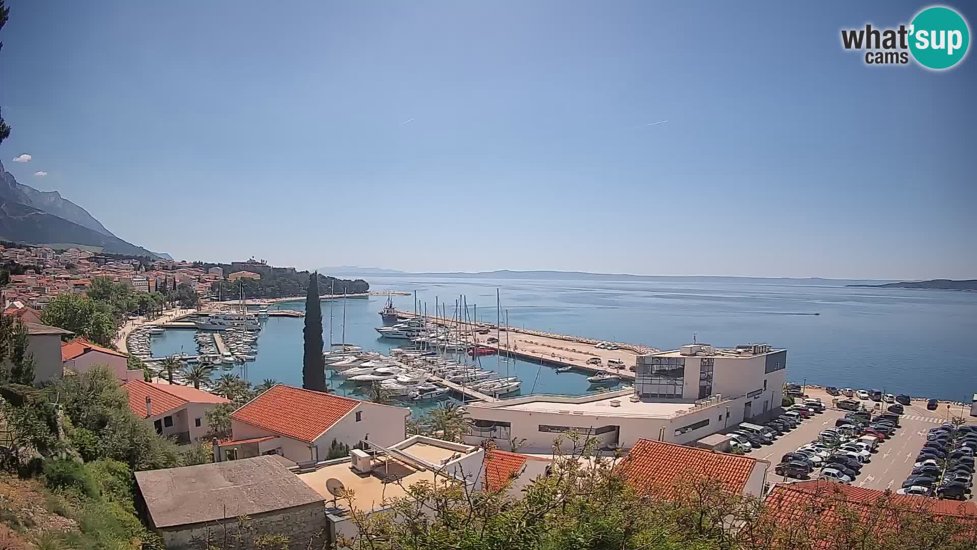 Panoramic view of Baška Voda