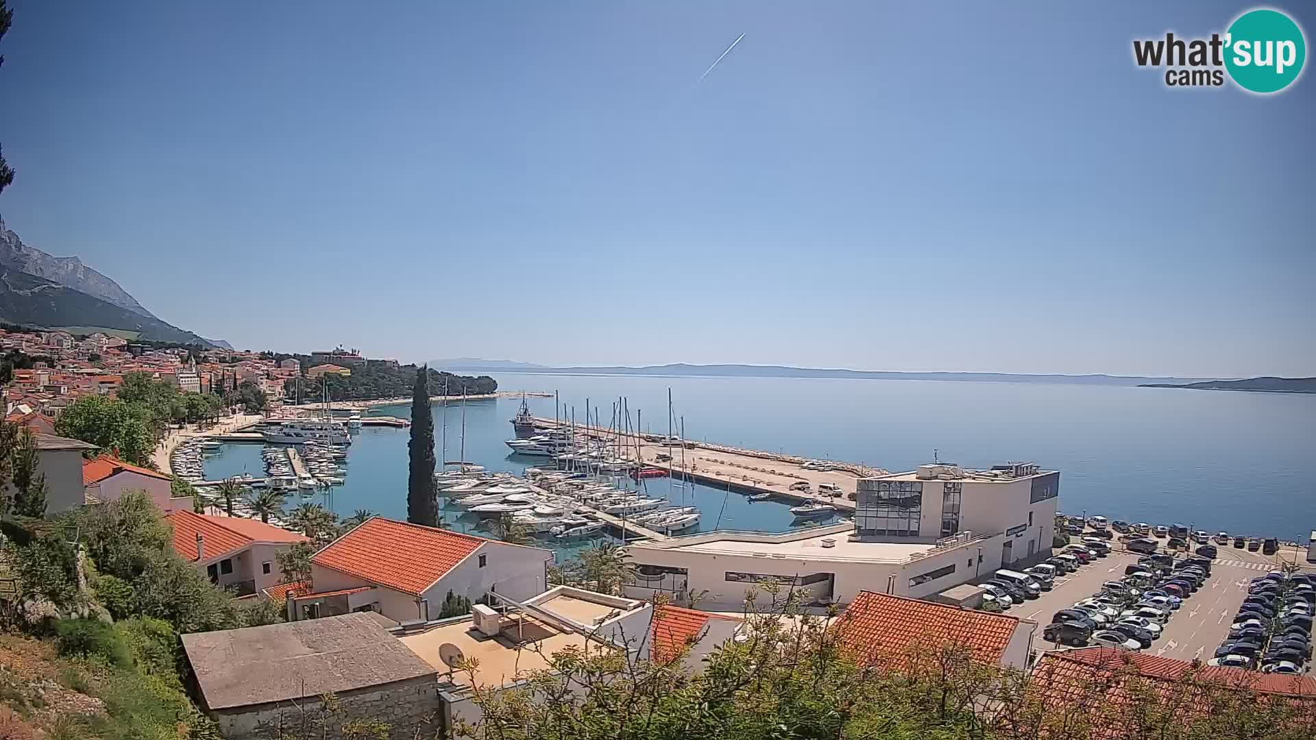 Panoramic view of Baška Voda
