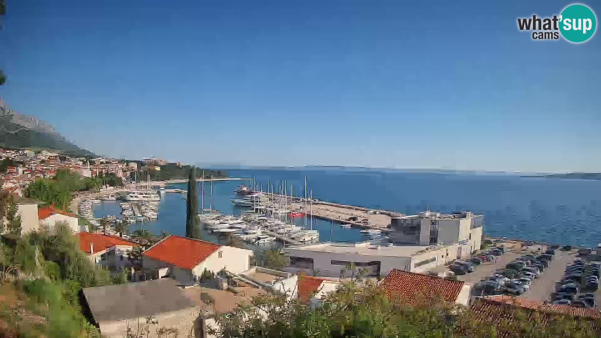 Panoramic view of Baška Voda
