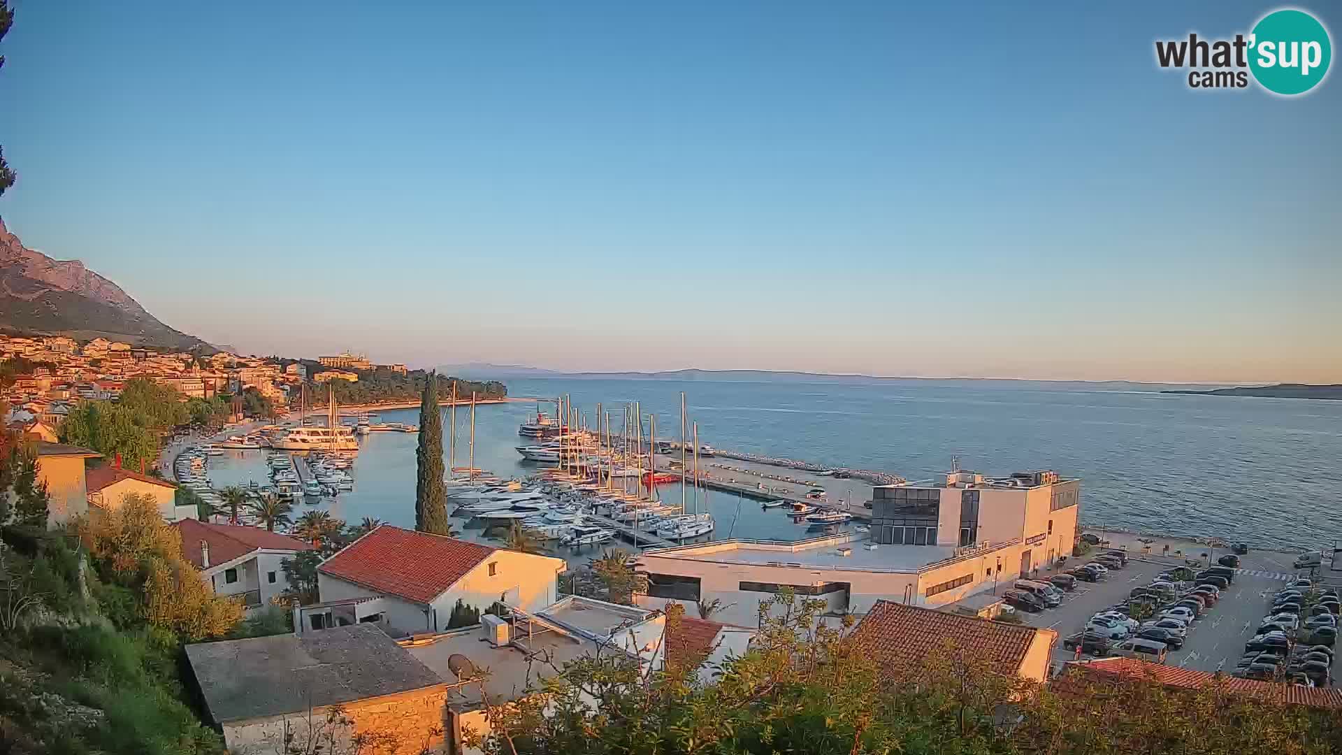 Panoramic view of Baška Voda