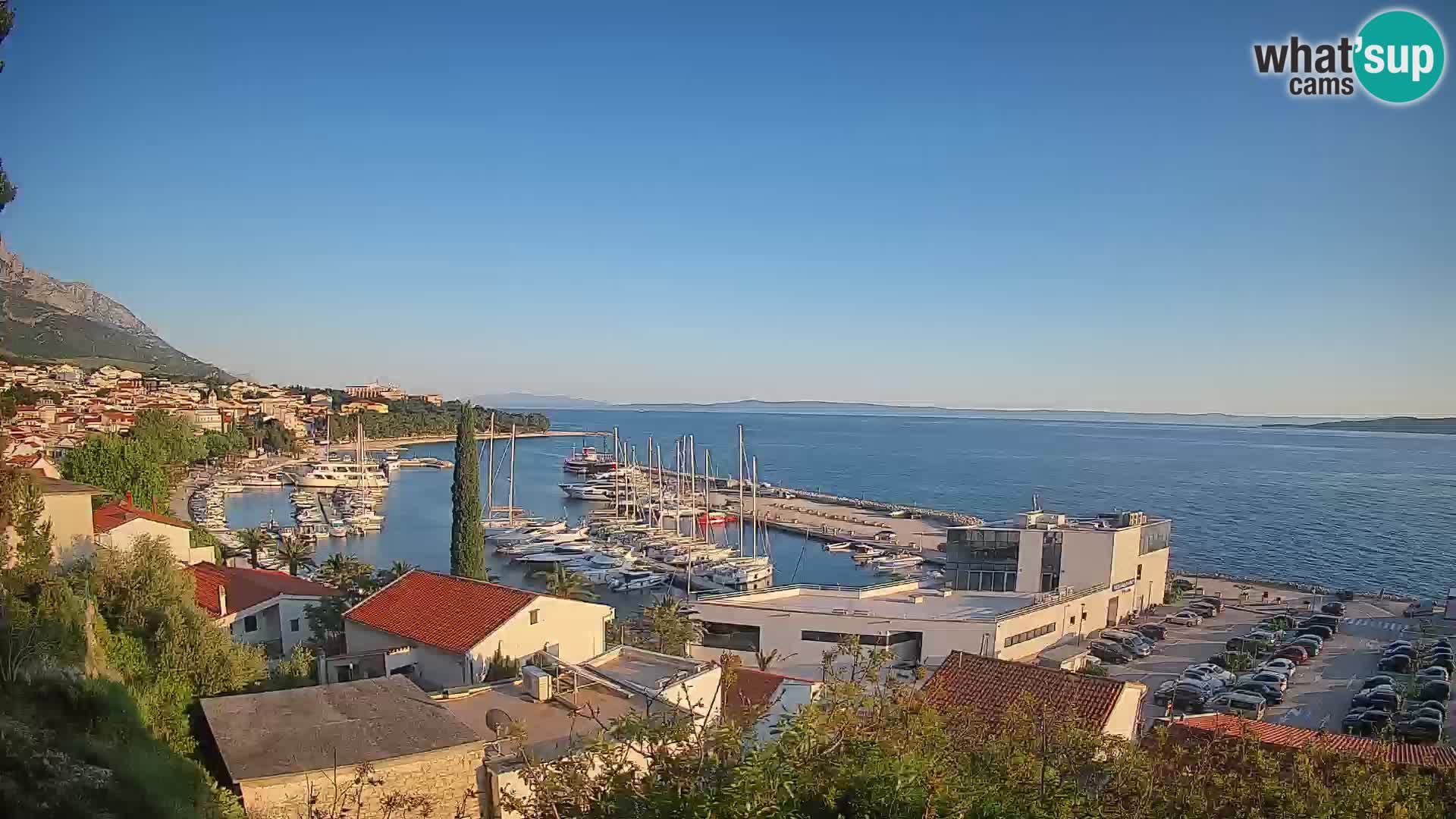 Panoramic view of Baška Voda
